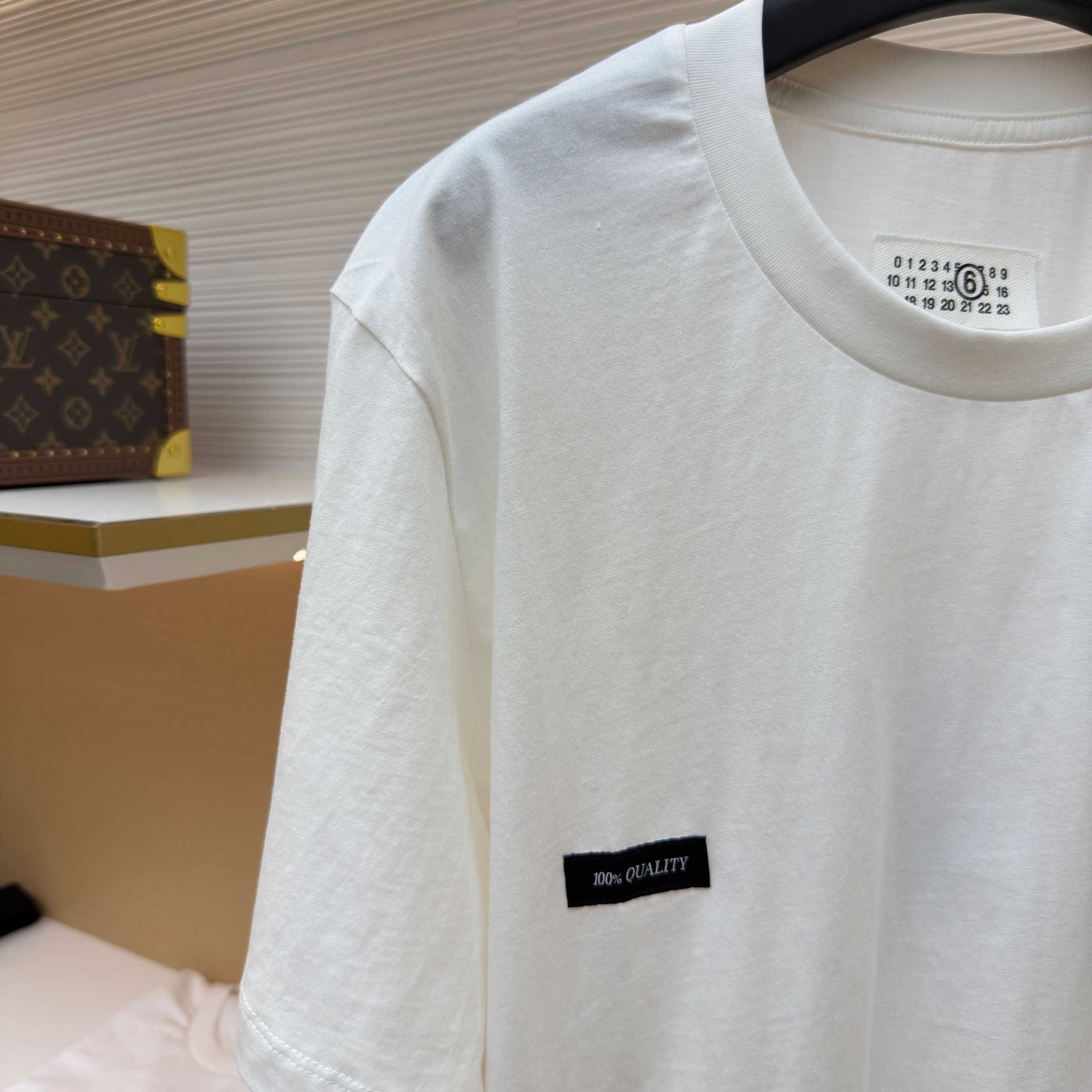 Maison Margiela White Label Patch T-shirt - DesignerGu