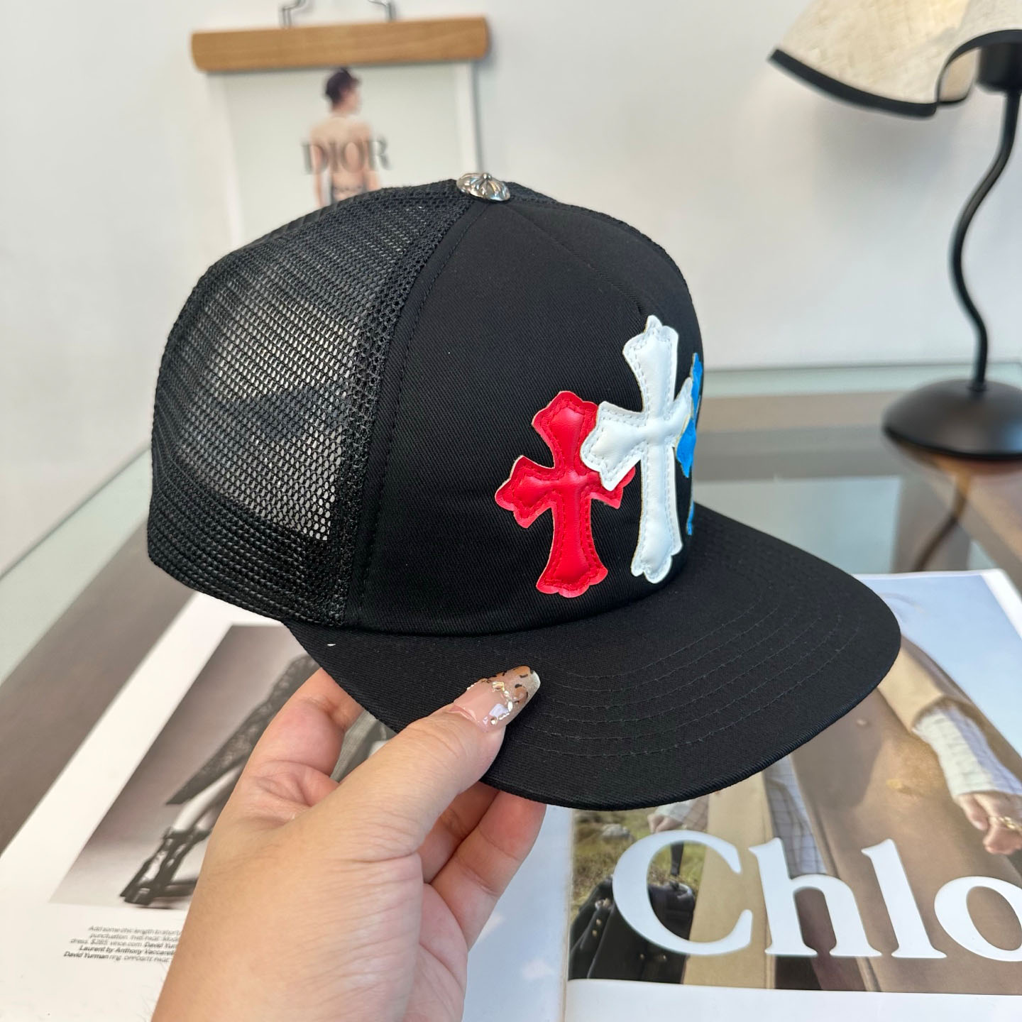 Chrome Heart Triple Cross Hat - DesignerGu
