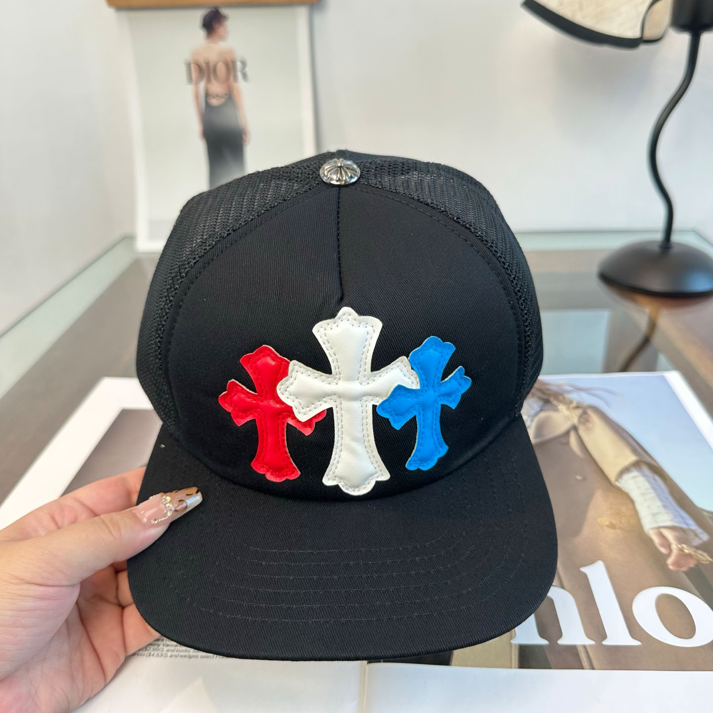 Chrome Heart Triple Cross Hat - DesignerGu
