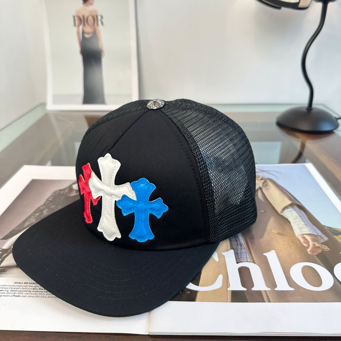 Chrome Heart Triple Cross Hat - DesignerGu