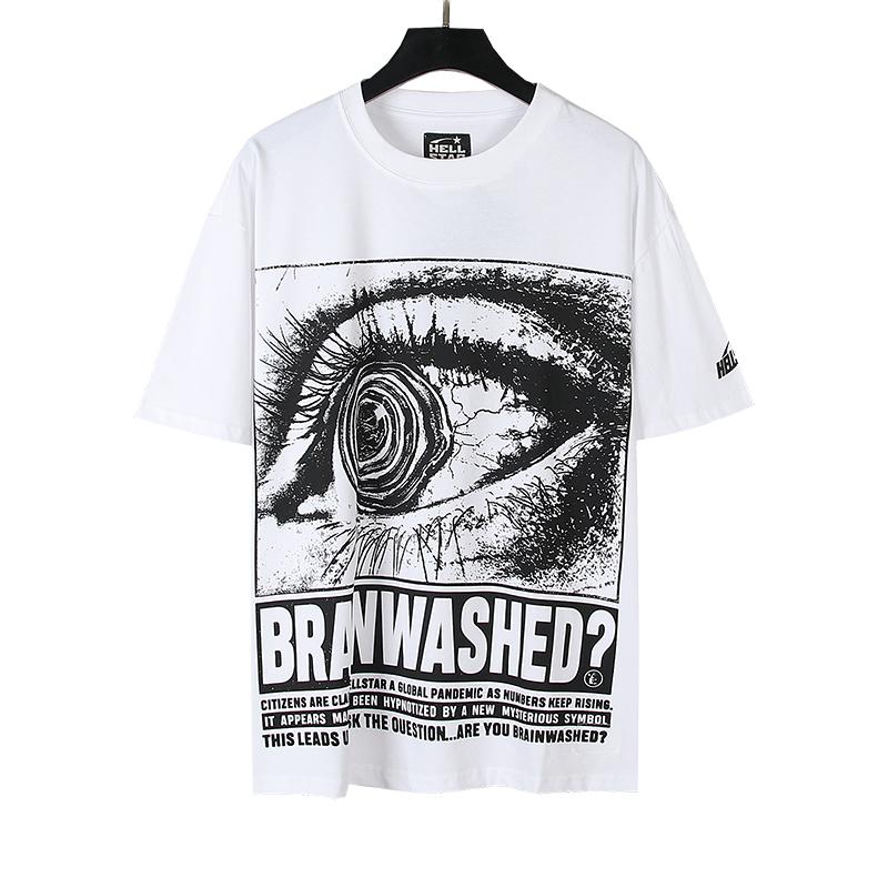 Hellstar Eyeball T-Shirt 'White' - DesignerGu