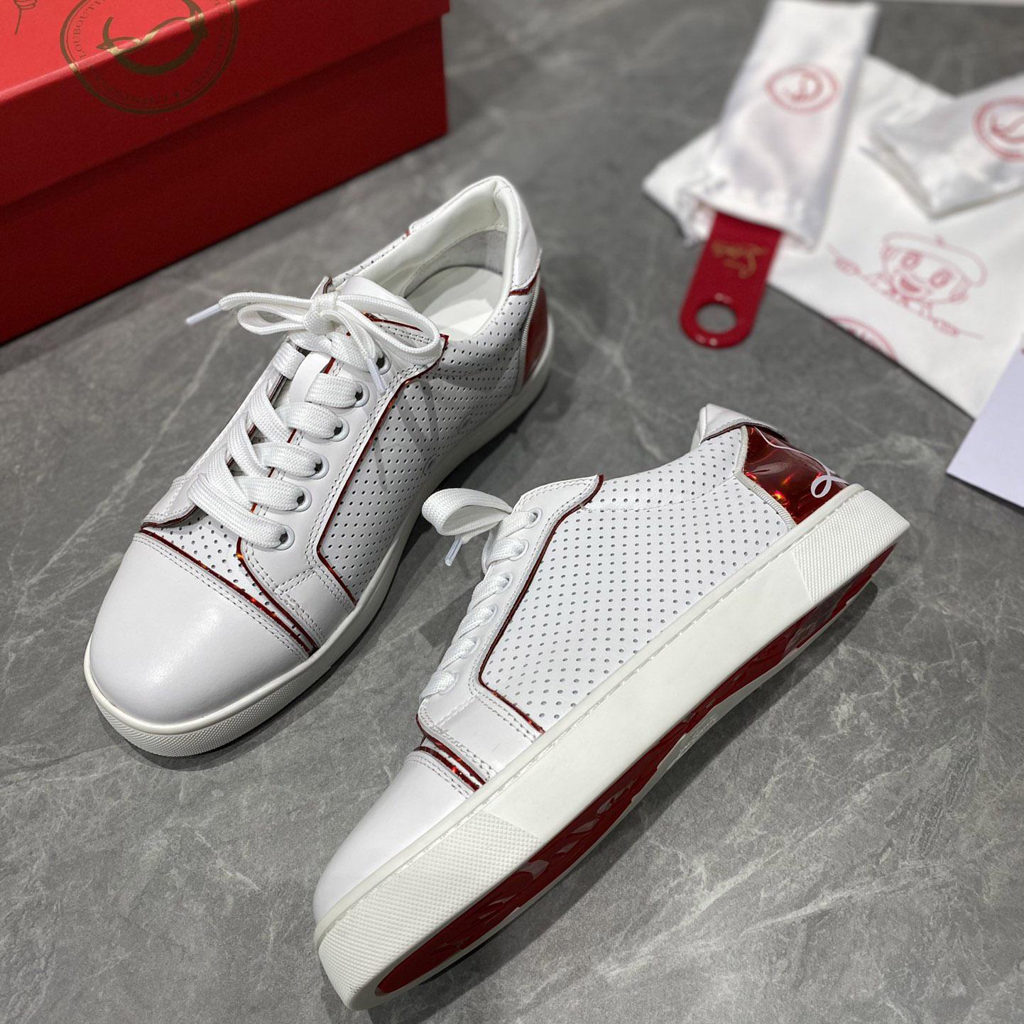 Christian Louboutin Wmns Fun Vieira 'White Red' - DesignerGu
