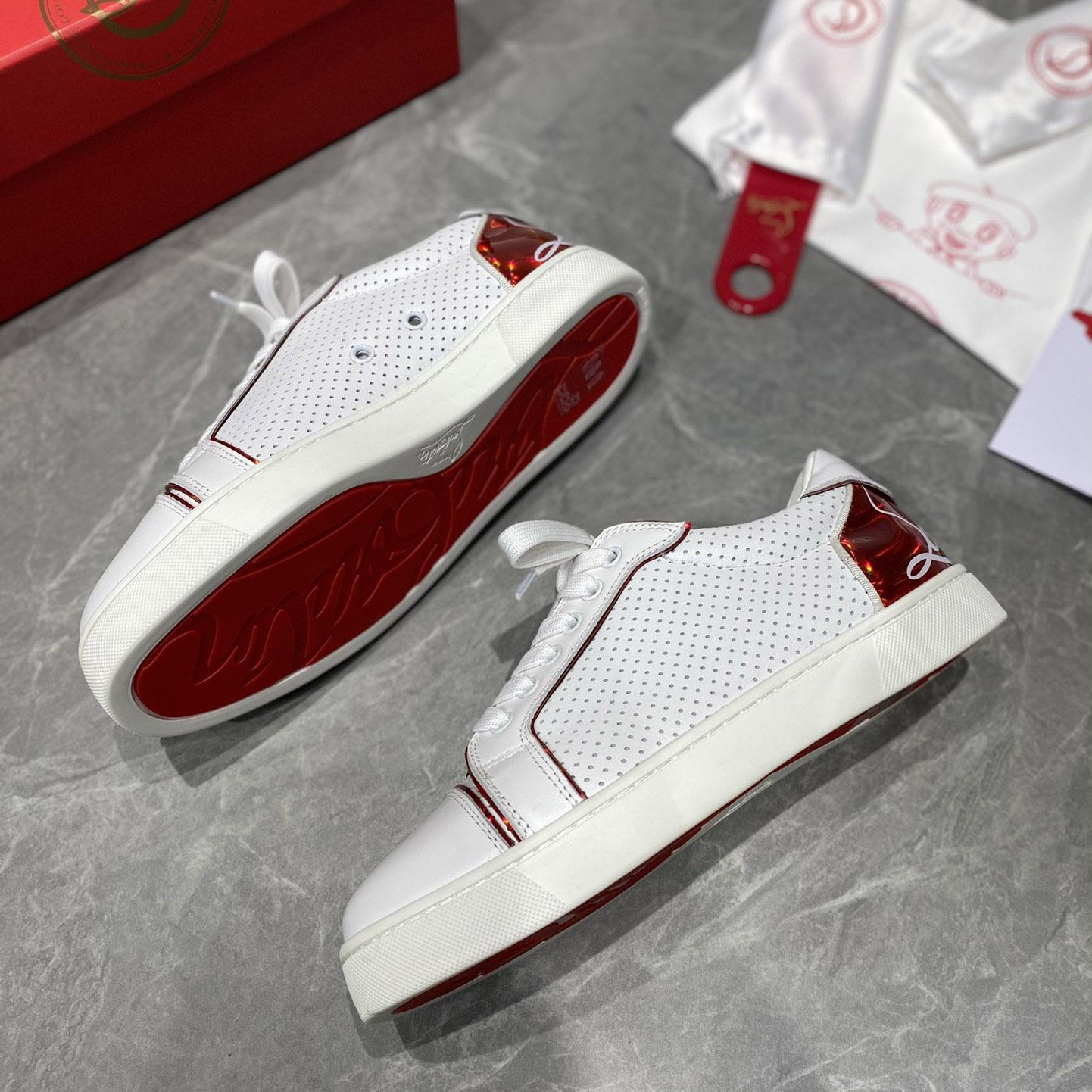 Christian Louboutin Wmns Fun Vieira 'White Red' - DesignerGu