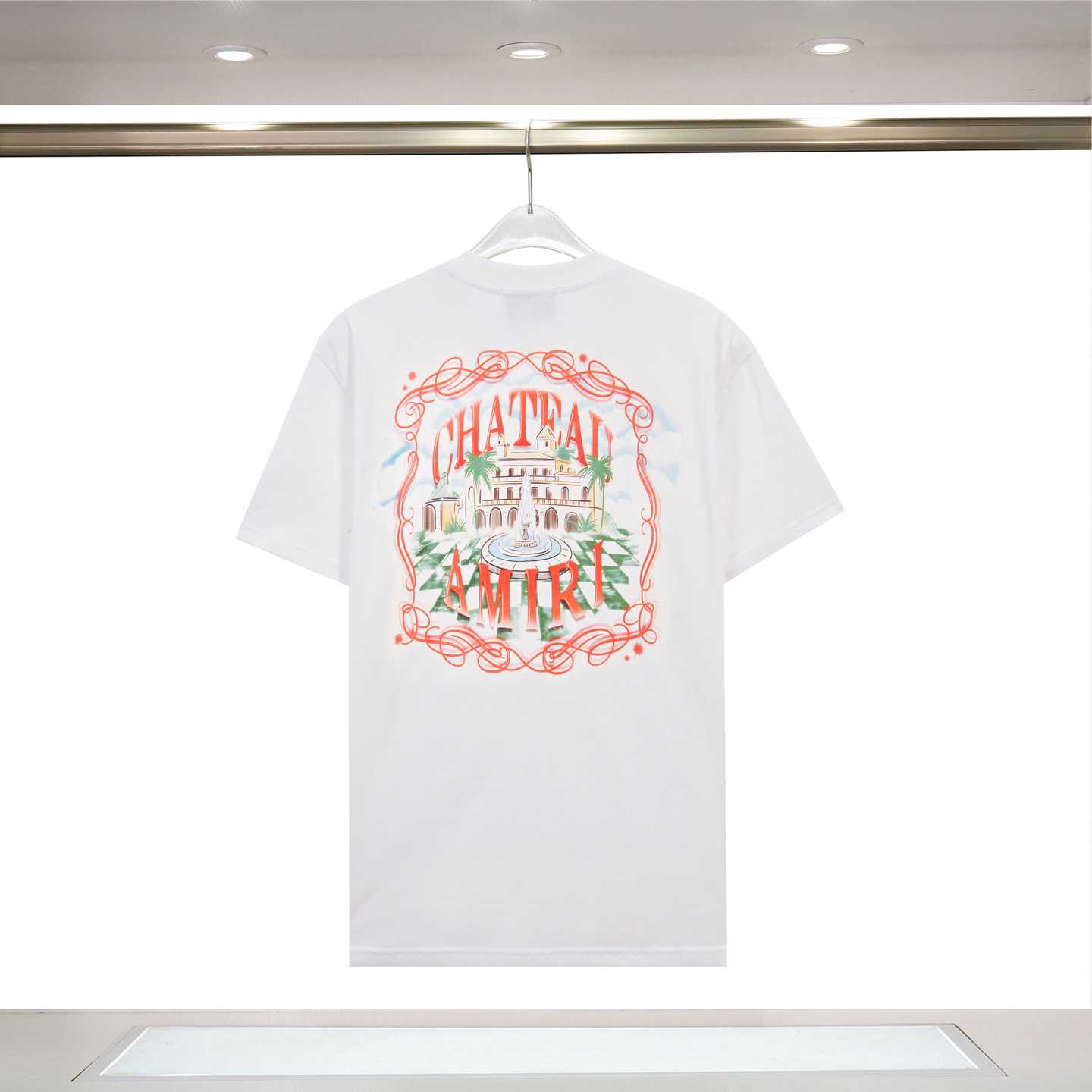 AMIRI Chateau Sketch Os Tee - DesignerGu