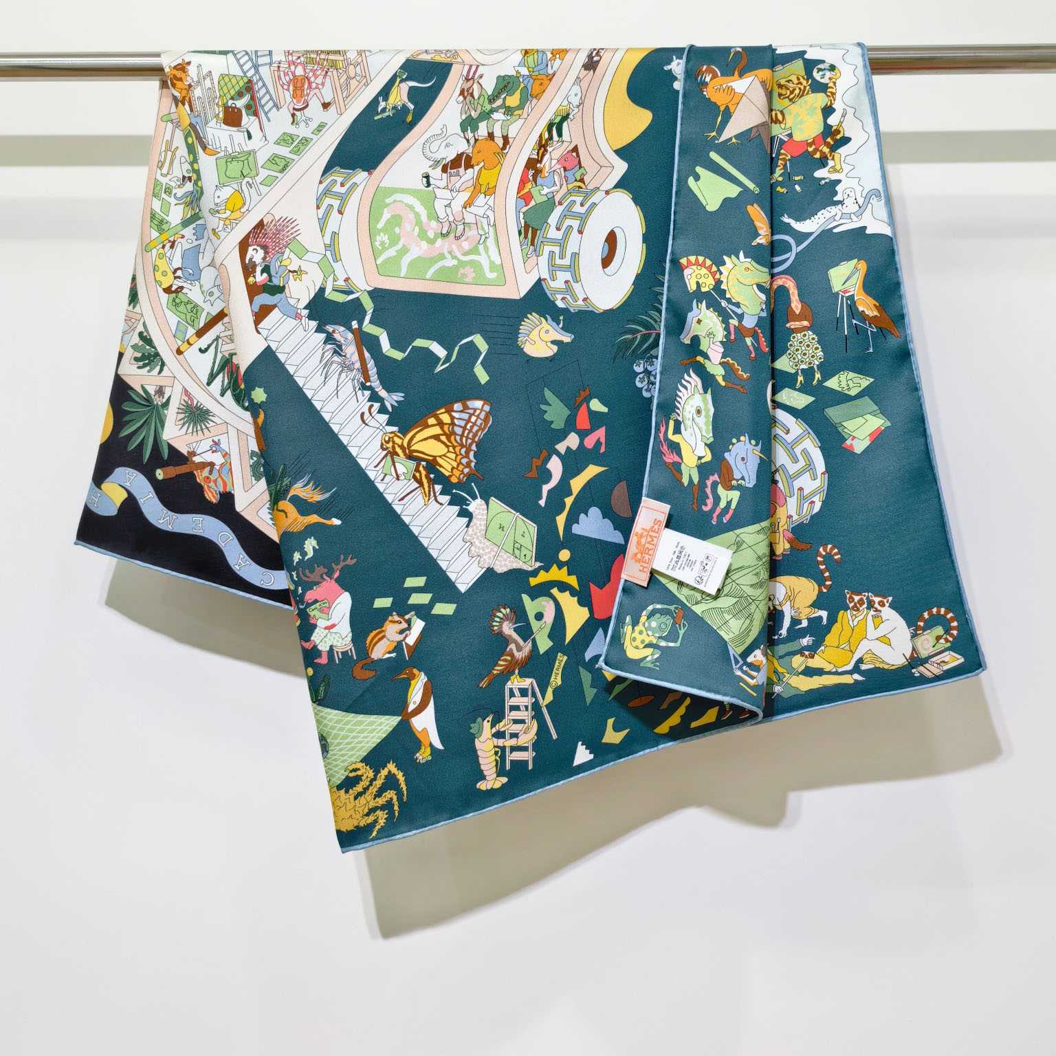 Hermes Academia Hippica Scarf 90 - DesignerGu