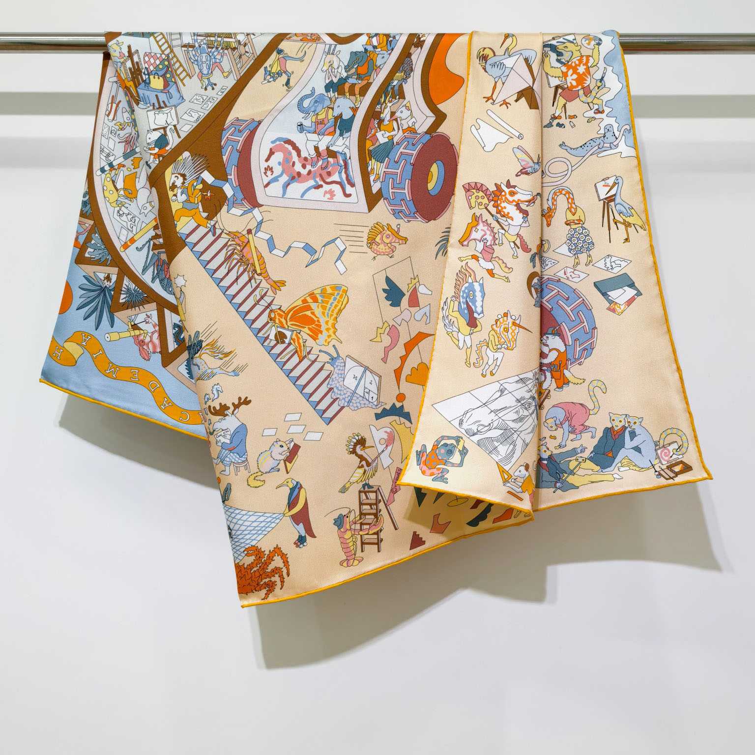 Hermes Academia Hippica Scarf 90 - DesignerGu