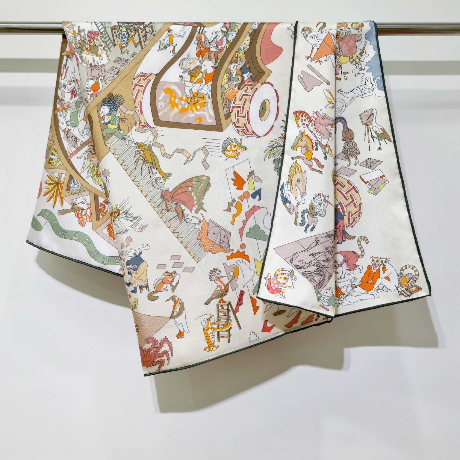 Hermes Academia Hippica Scarf 90 - DesignerGu