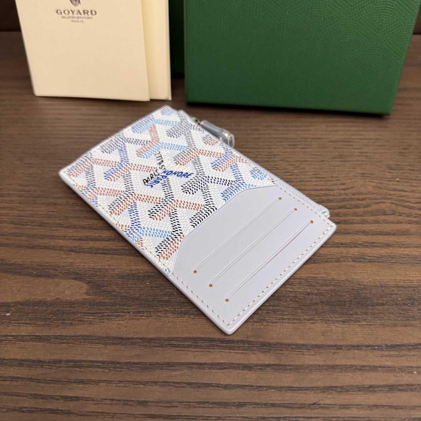 Goyard Bourbon Zipped Card Holder - DesignerGu