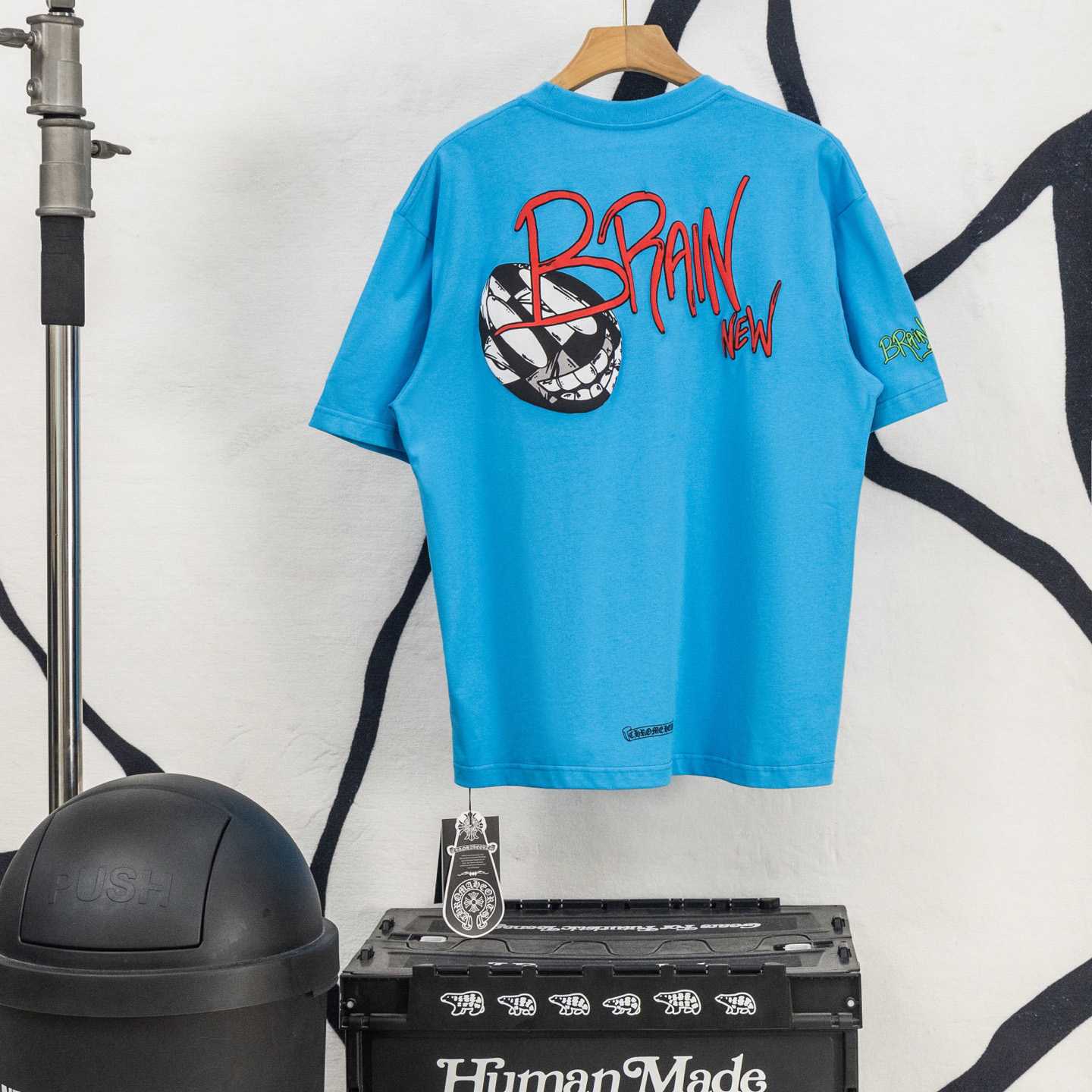 Chrome Hearts Matty Boy Brain New Tee 'Baby Blue' - DesignerGu