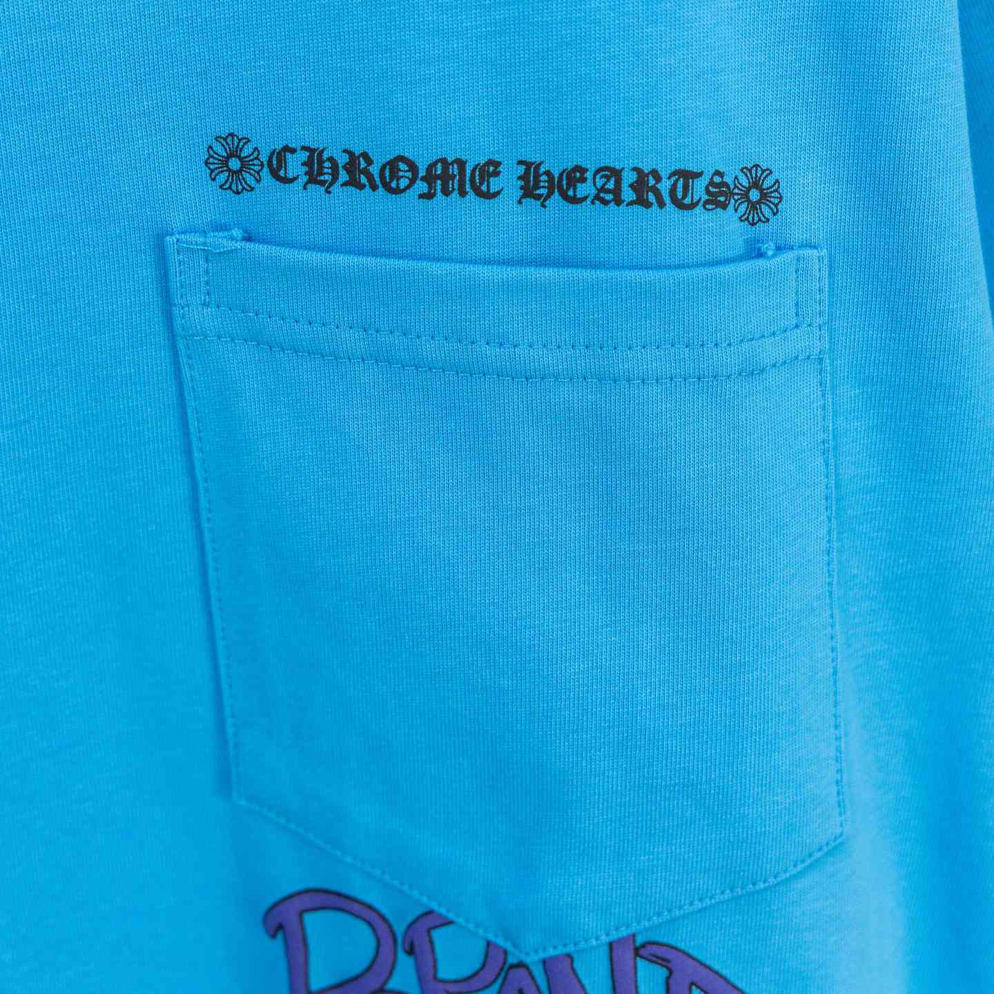 Chrome Hearts Matty Boy Brain New Tee 'Baby Blue' - DesignerGu