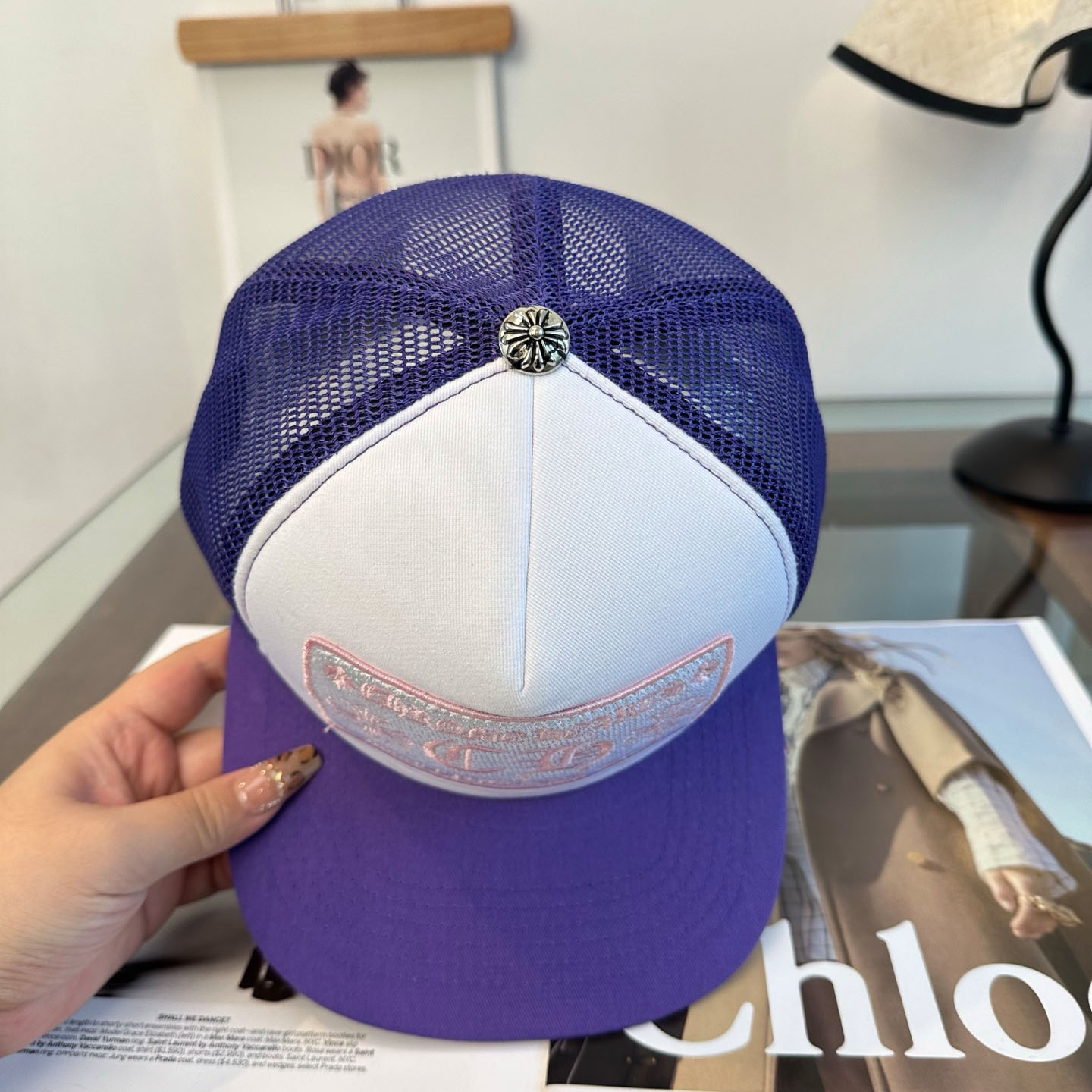 Chrome Heart Hollywood Trucker Cap  - DesignerGu
