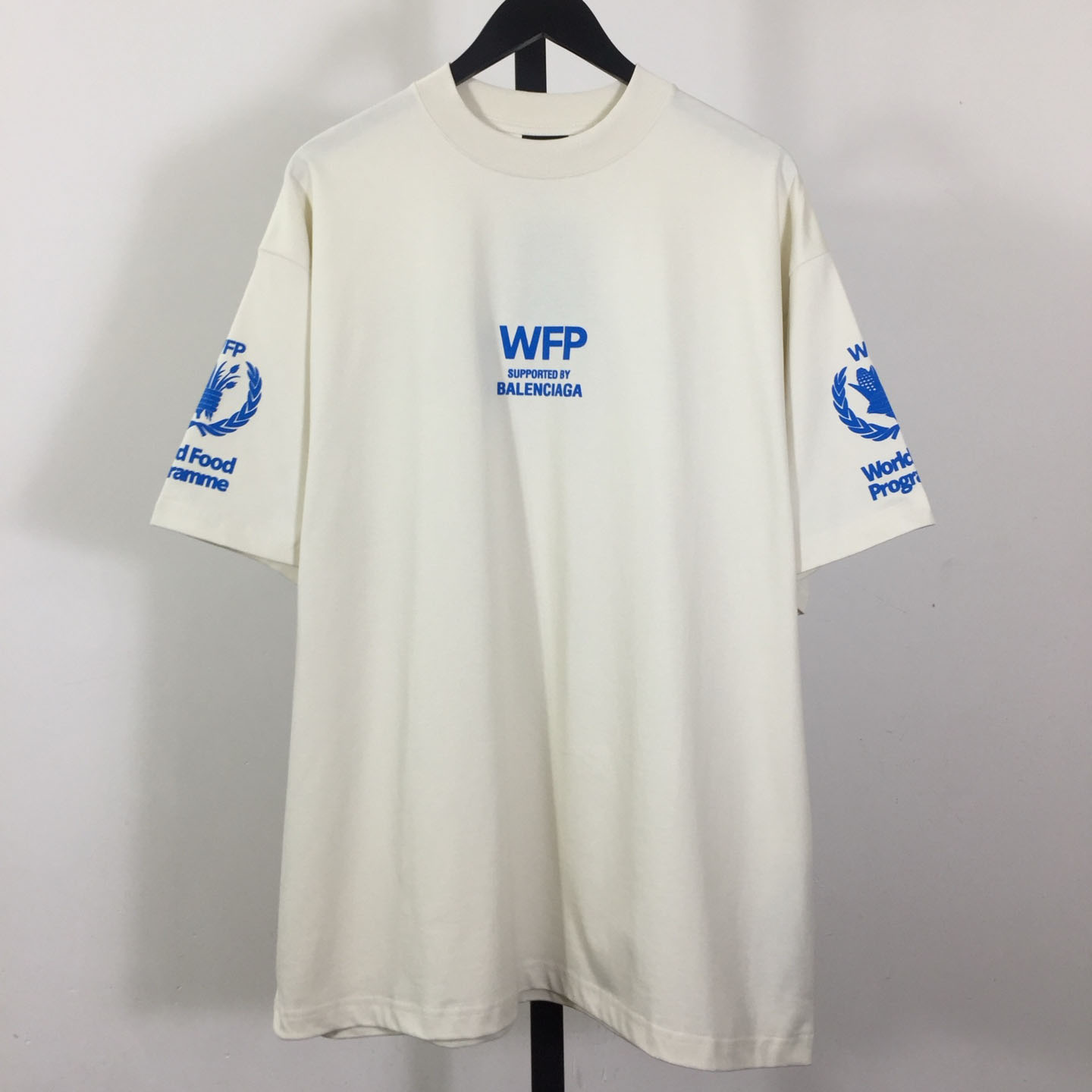 Balenciaga Cotton WFP Oversized Logo T-Shirt - DesignerGu