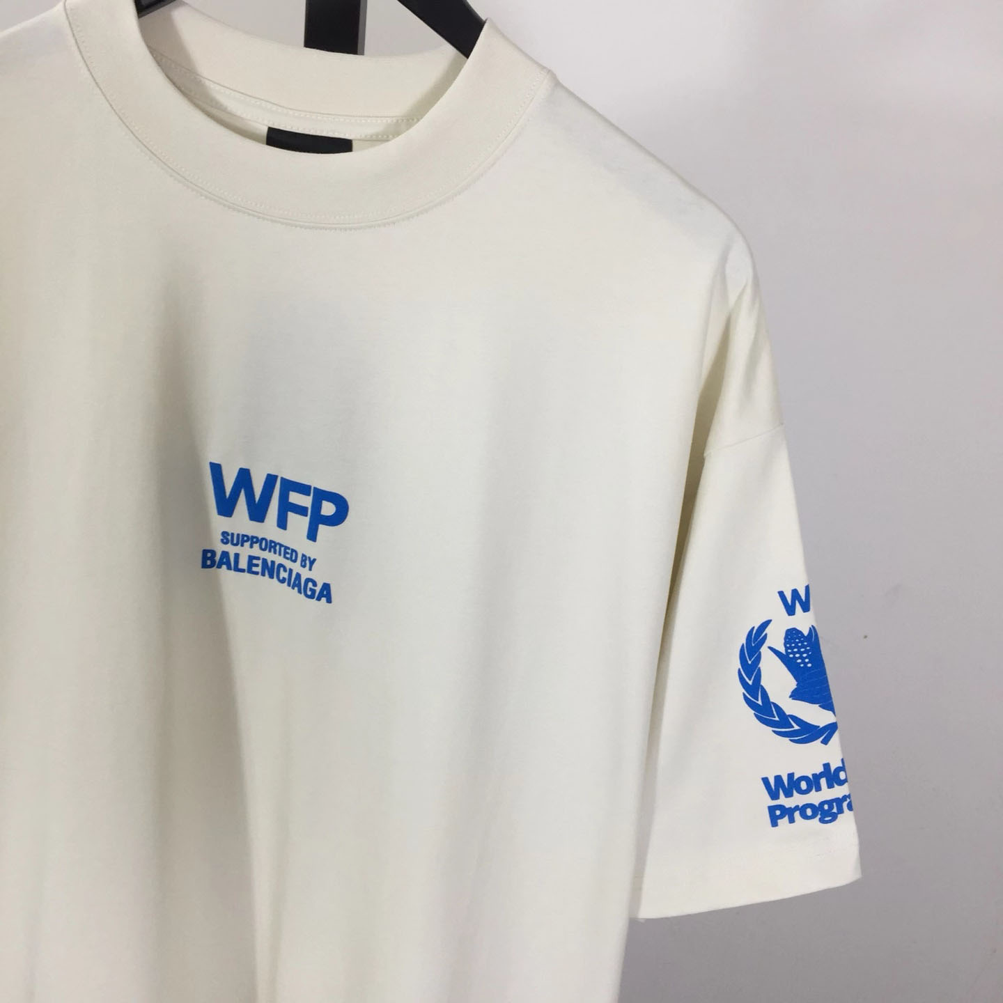 Balenciaga Cotton WFP Oversized Logo T-Shirt - DesignerGu