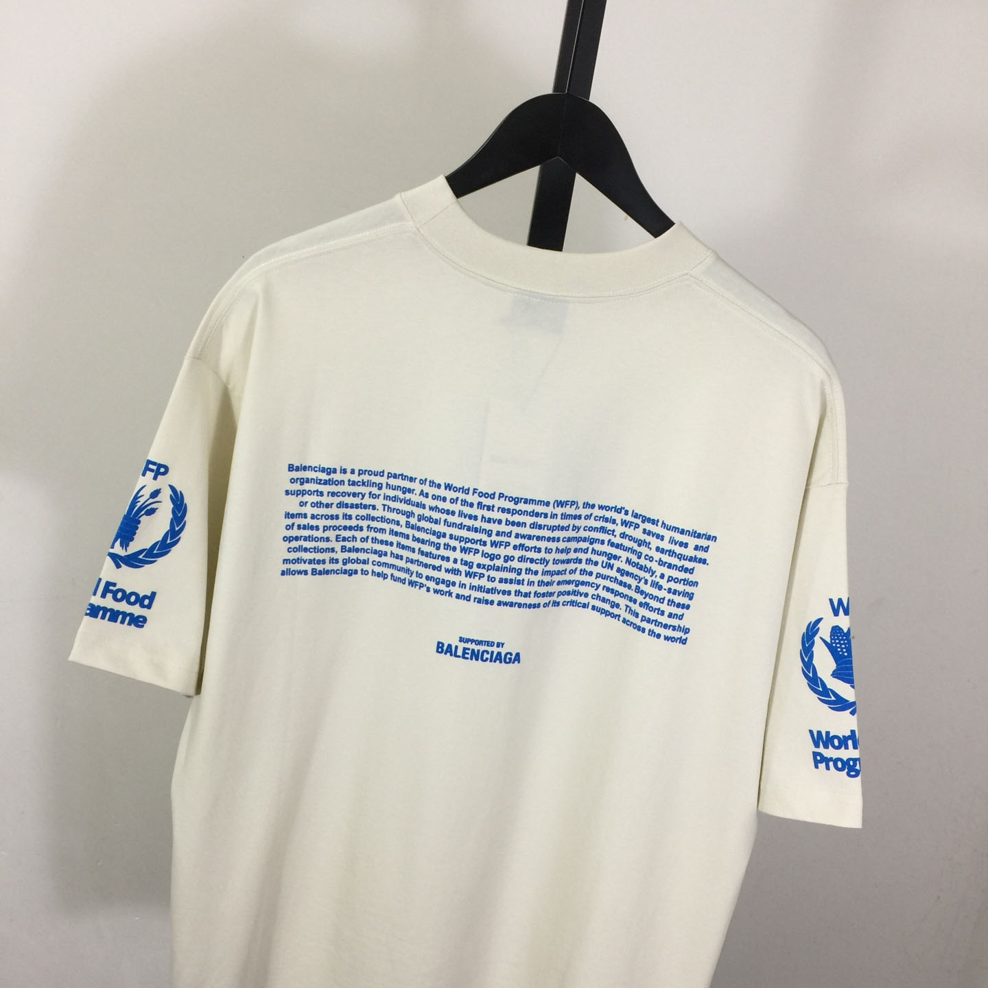 Balenciaga Cotton WFP Oversized Logo T-Shirt - DesignerGu