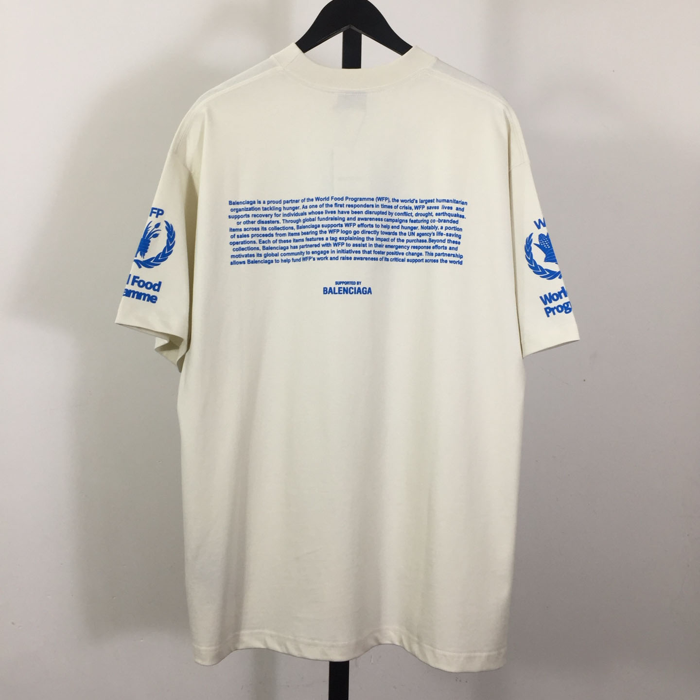 Balenciaga Cotton WFP Oversized Logo T-Shirt - DesignerGu