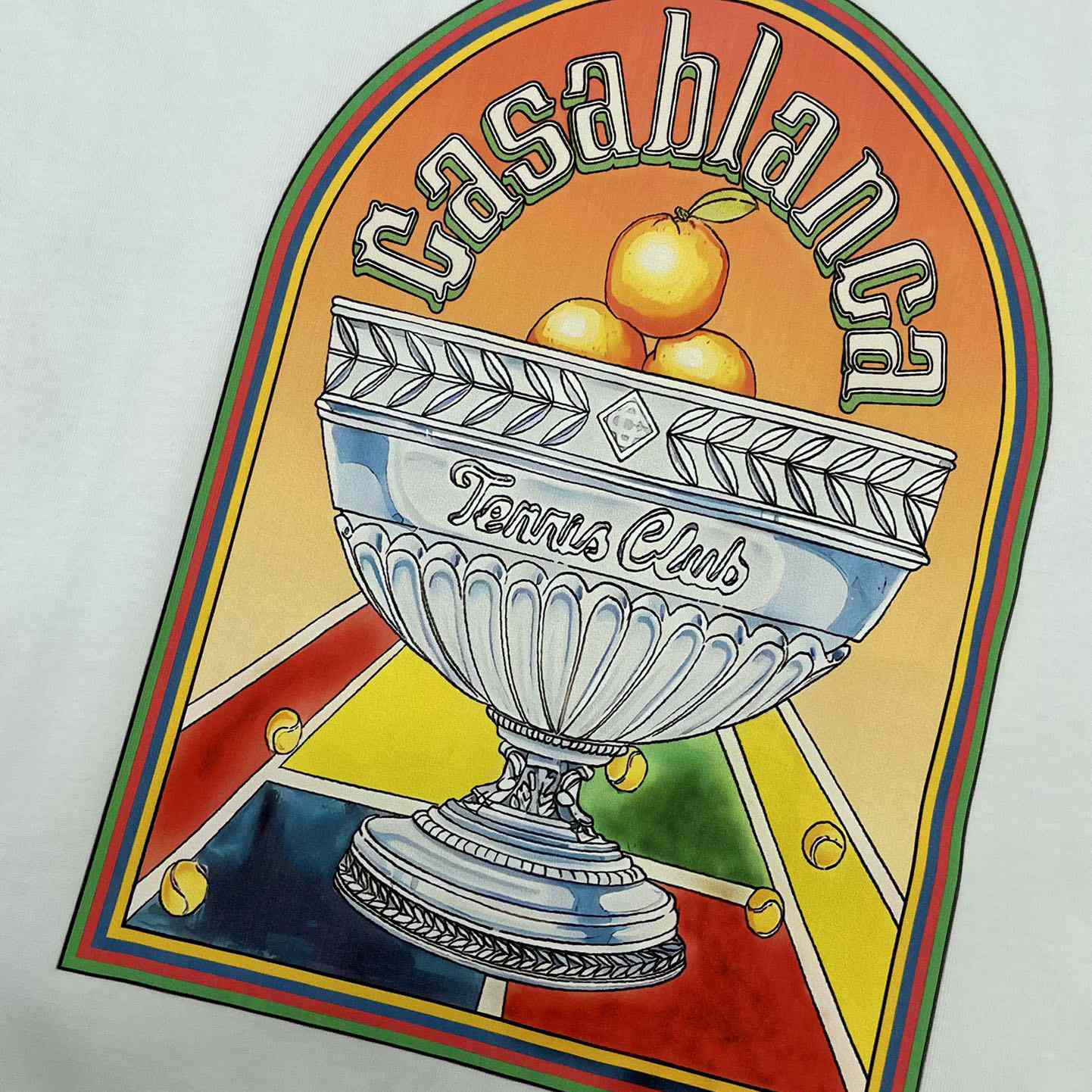 Casablanca Printed T-Shirt 'Terrain D'Orange' CA5045 - DesignerGu