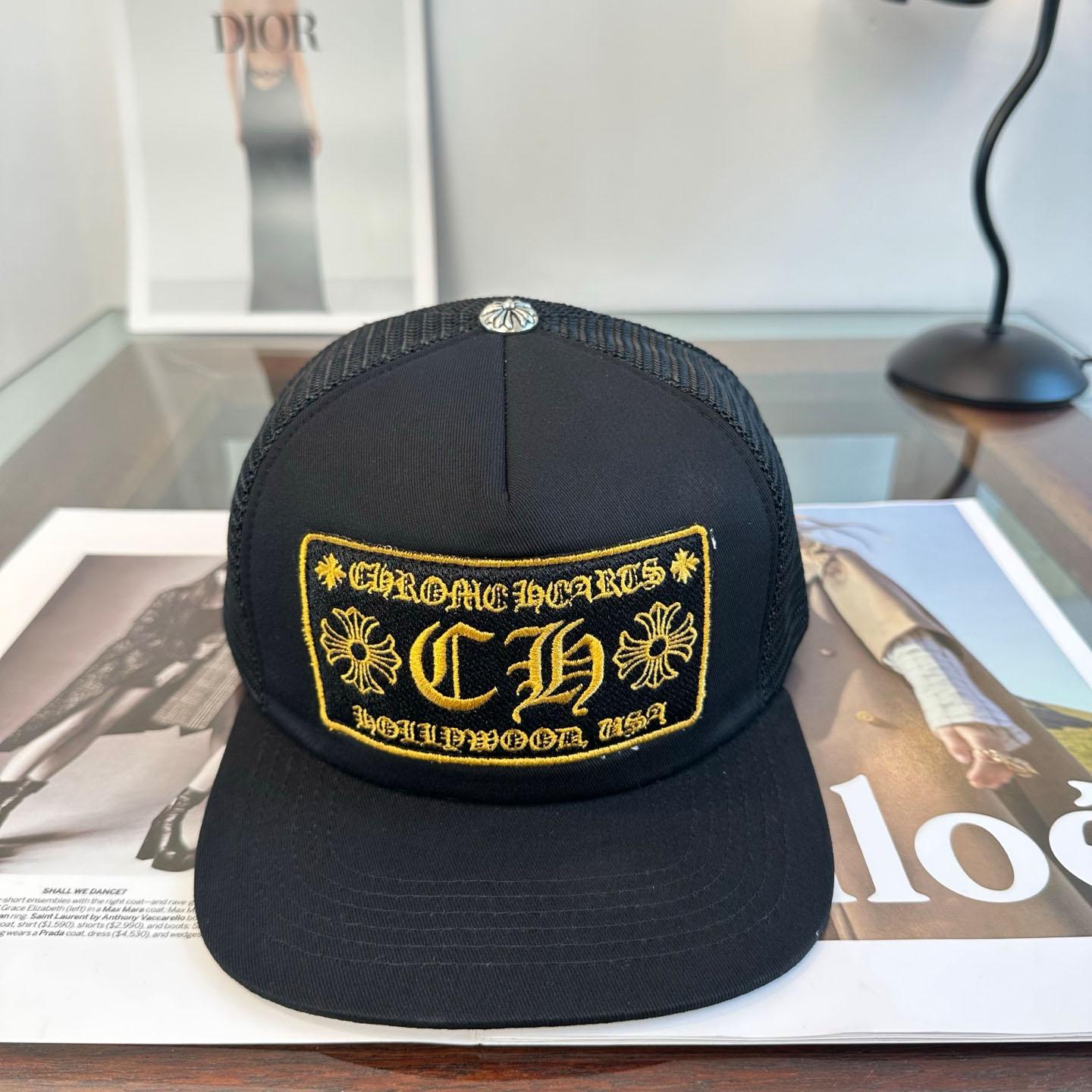 Chrome Heart Hollywood Trucker Cap  - DesignerGu