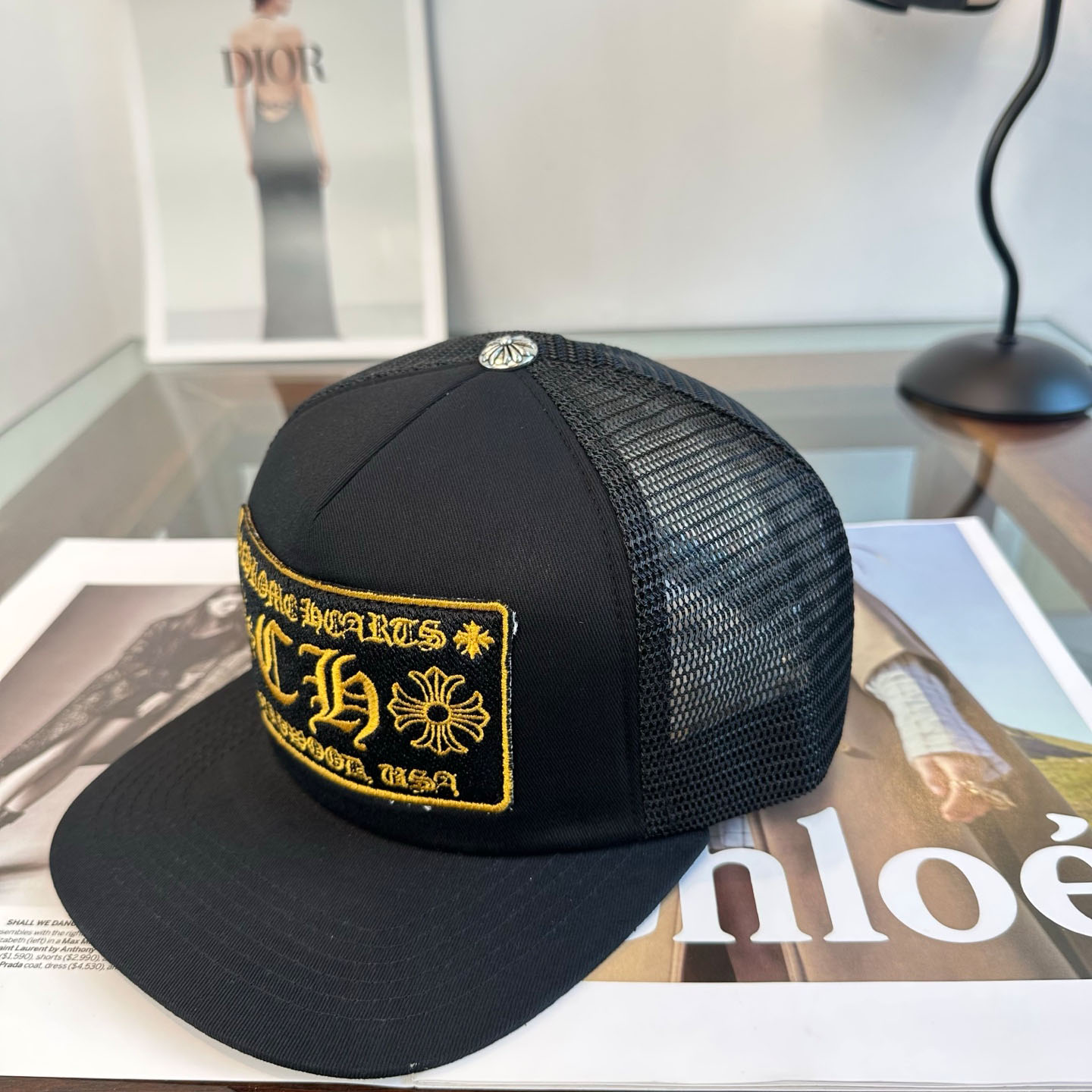 Chrome Heart Hollywood Trucker Cap  - DesignerGu