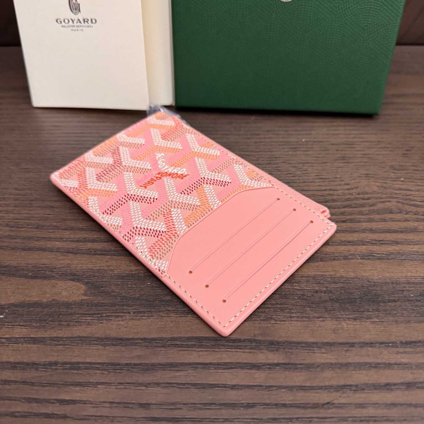 Goyard Bourbon Zipped Card Holder - DesignerGu