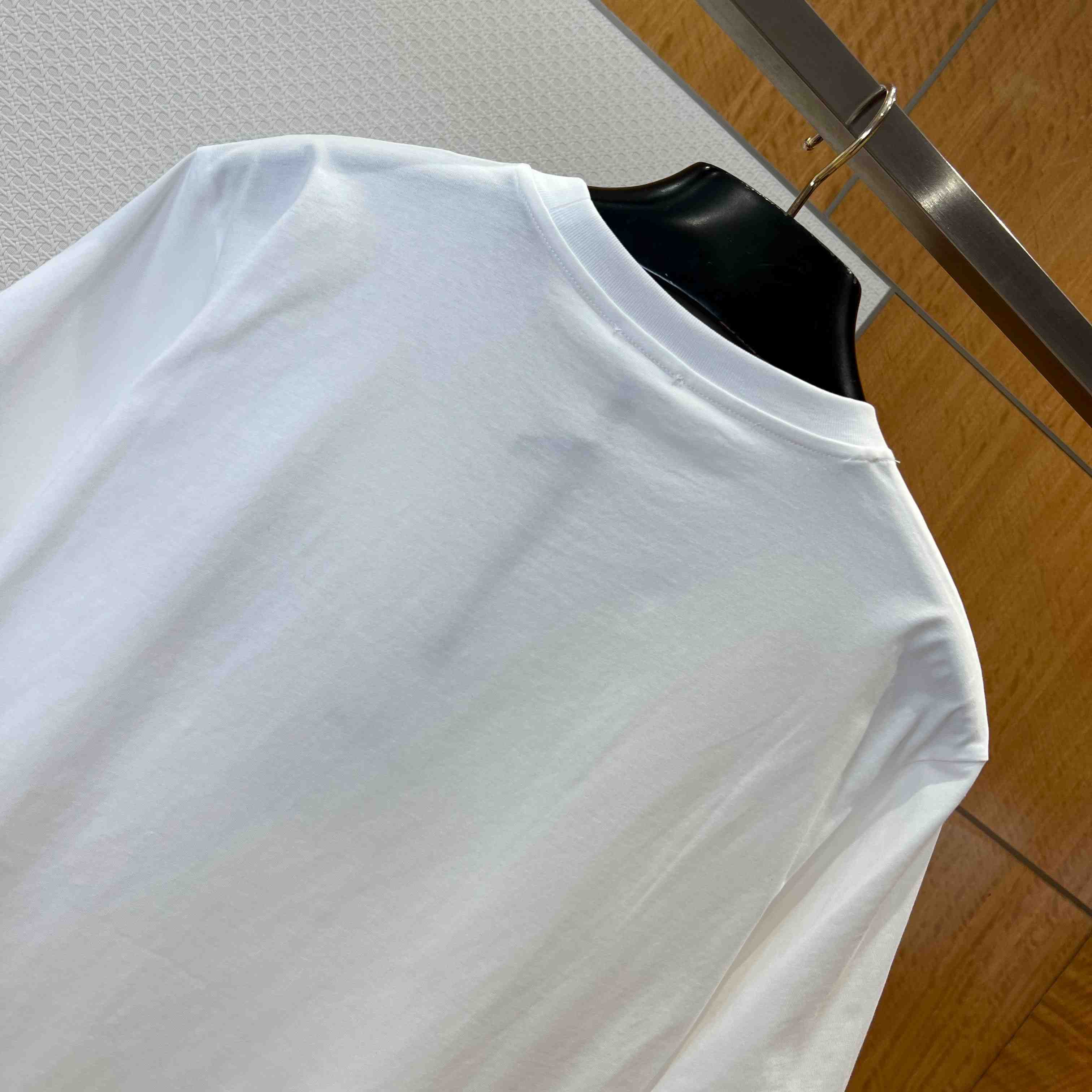Moncler Overlapped Logo Cotton T-shirt - DesignerGu