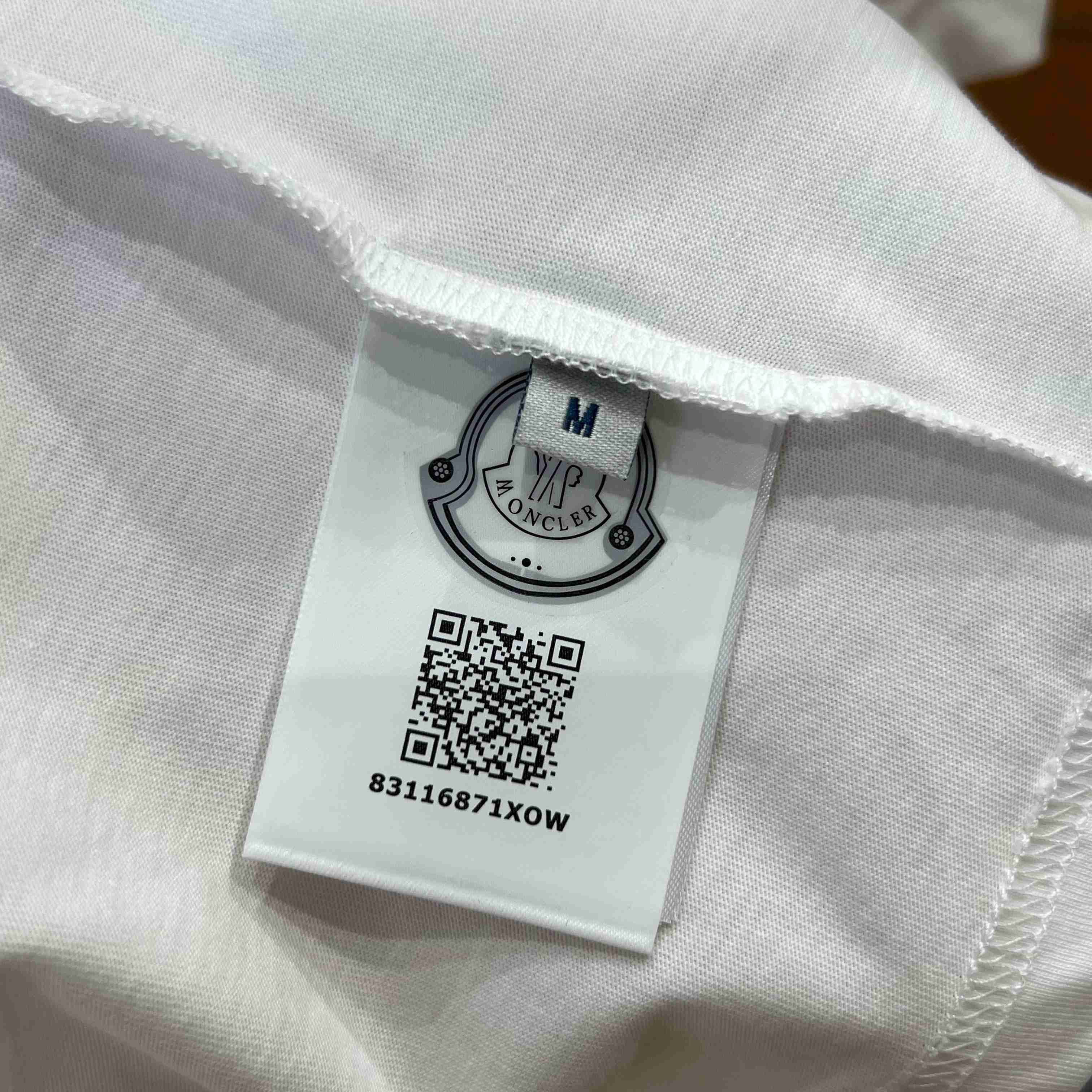 Moncler Overlapped Logo Cotton T-shirt - DesignerGu