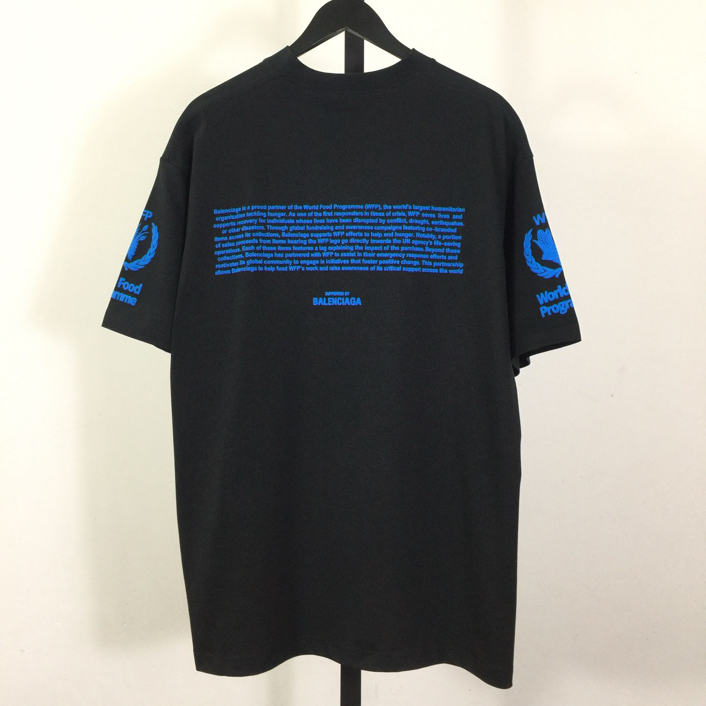 Balenciaga Cotton WFP Oversized Logo T-Shirt - DesignerGu