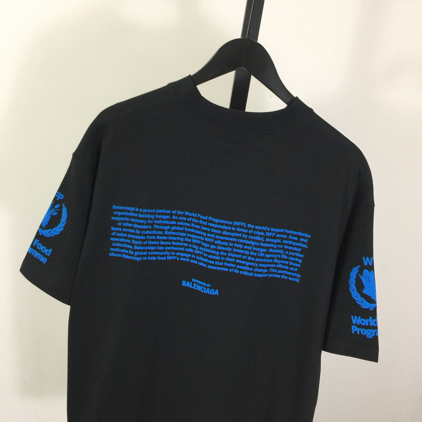 Balenciaga Cotton WFP Oversized Logo T-Shirt - DesignerGu