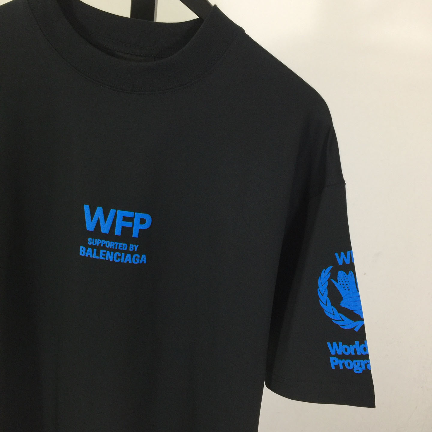 Balenciaga Cotton WFP Oversized Logo T-Shirt - DesignerGu