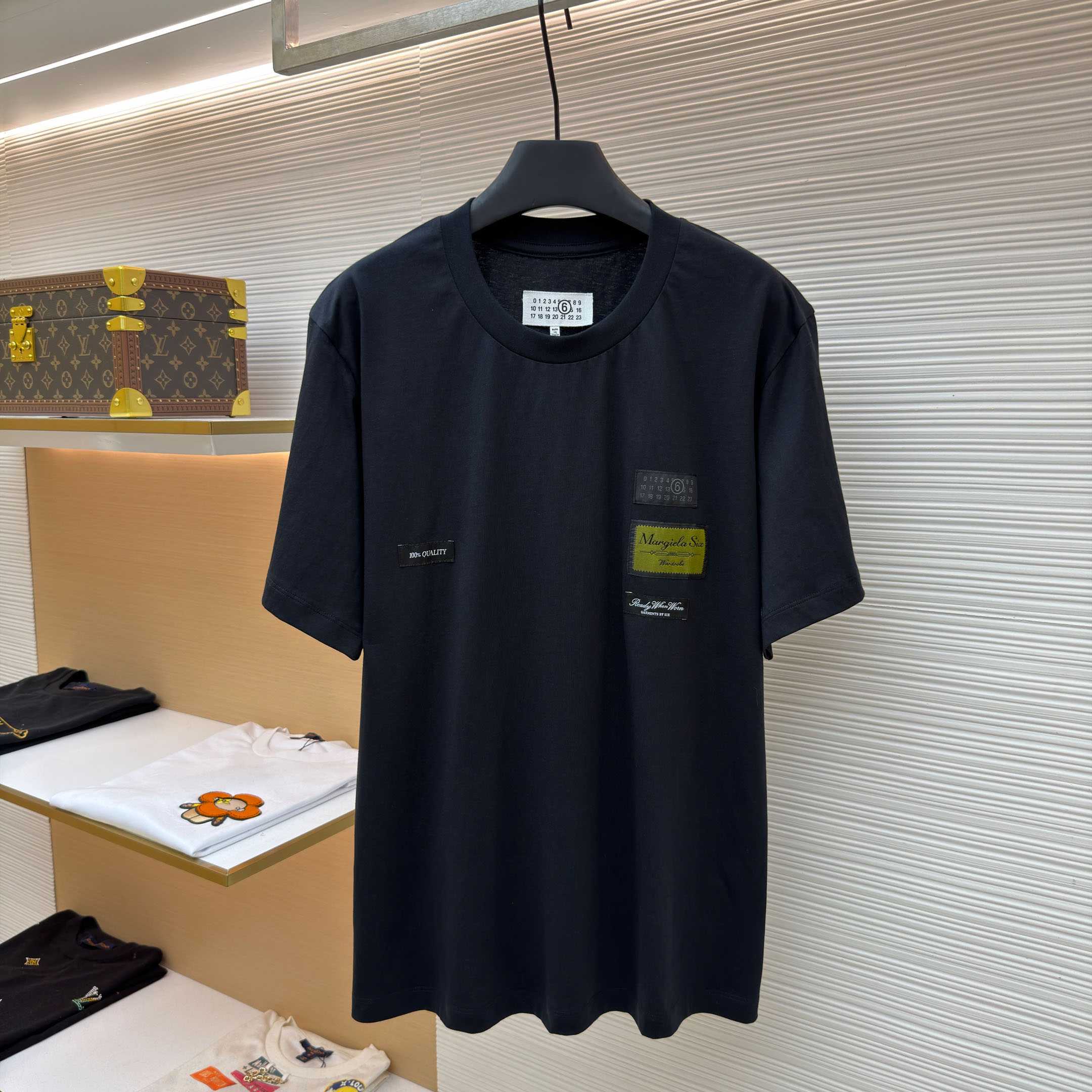 Maison Margiela Black Label Patch T-shirt - DesignerGu