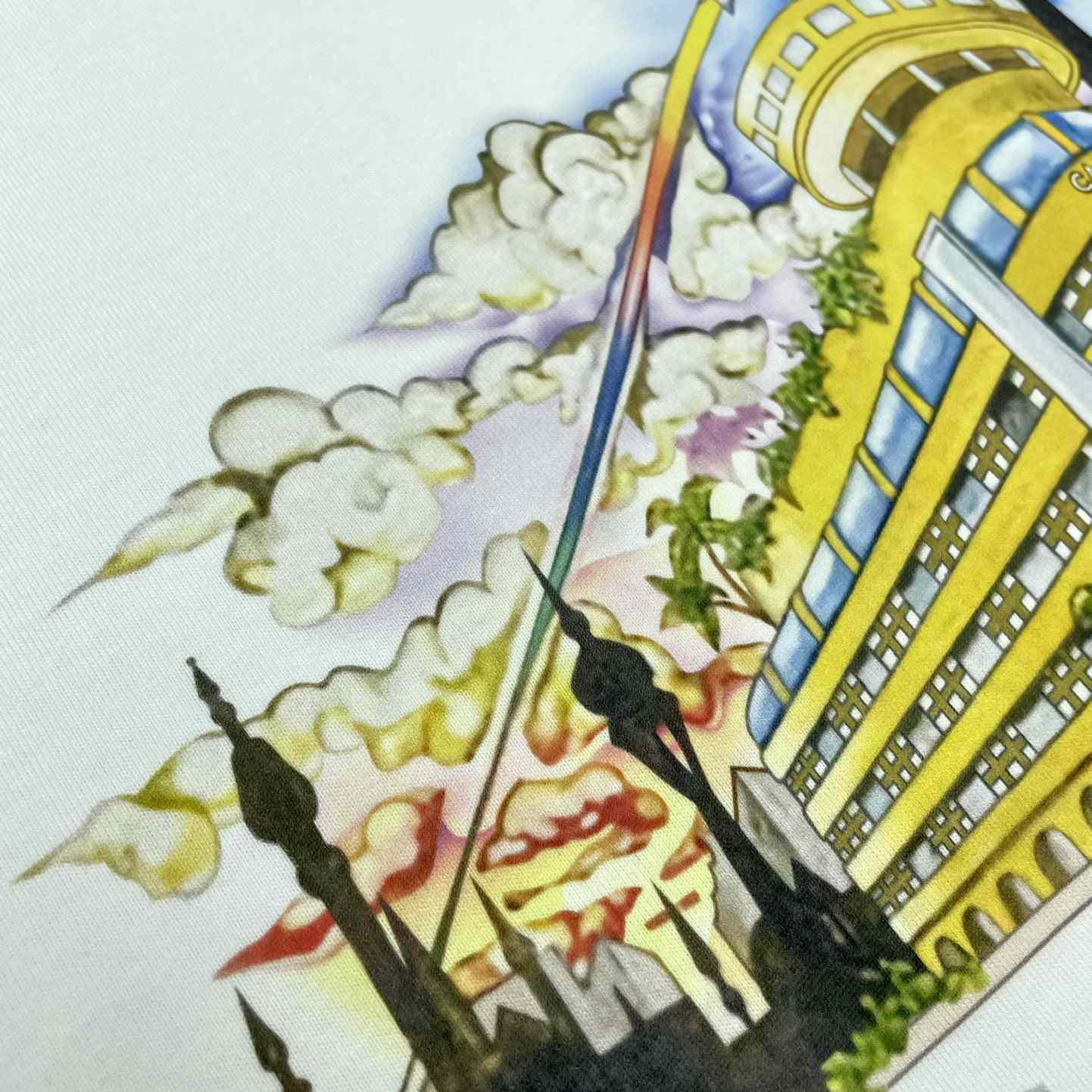 Casablanca  White Palace T-Shirt CA5029 - DesignerGu