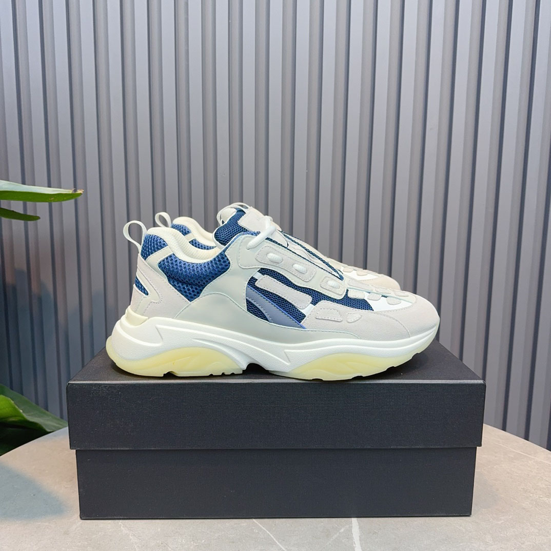 Amiri Bone Runner 'White Teal' - DesignerGu