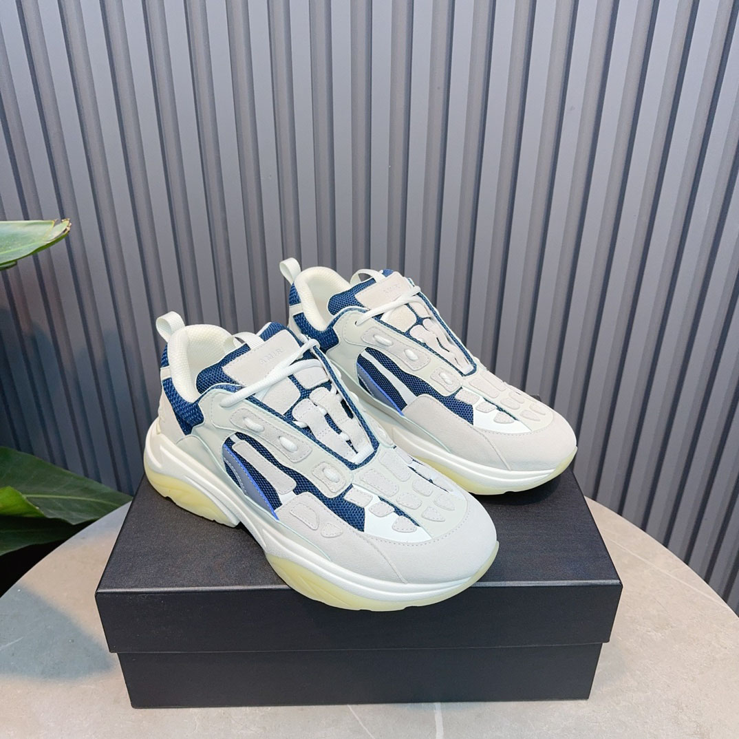 Amiri Bone Runner 'White Teal' - DesignerGu