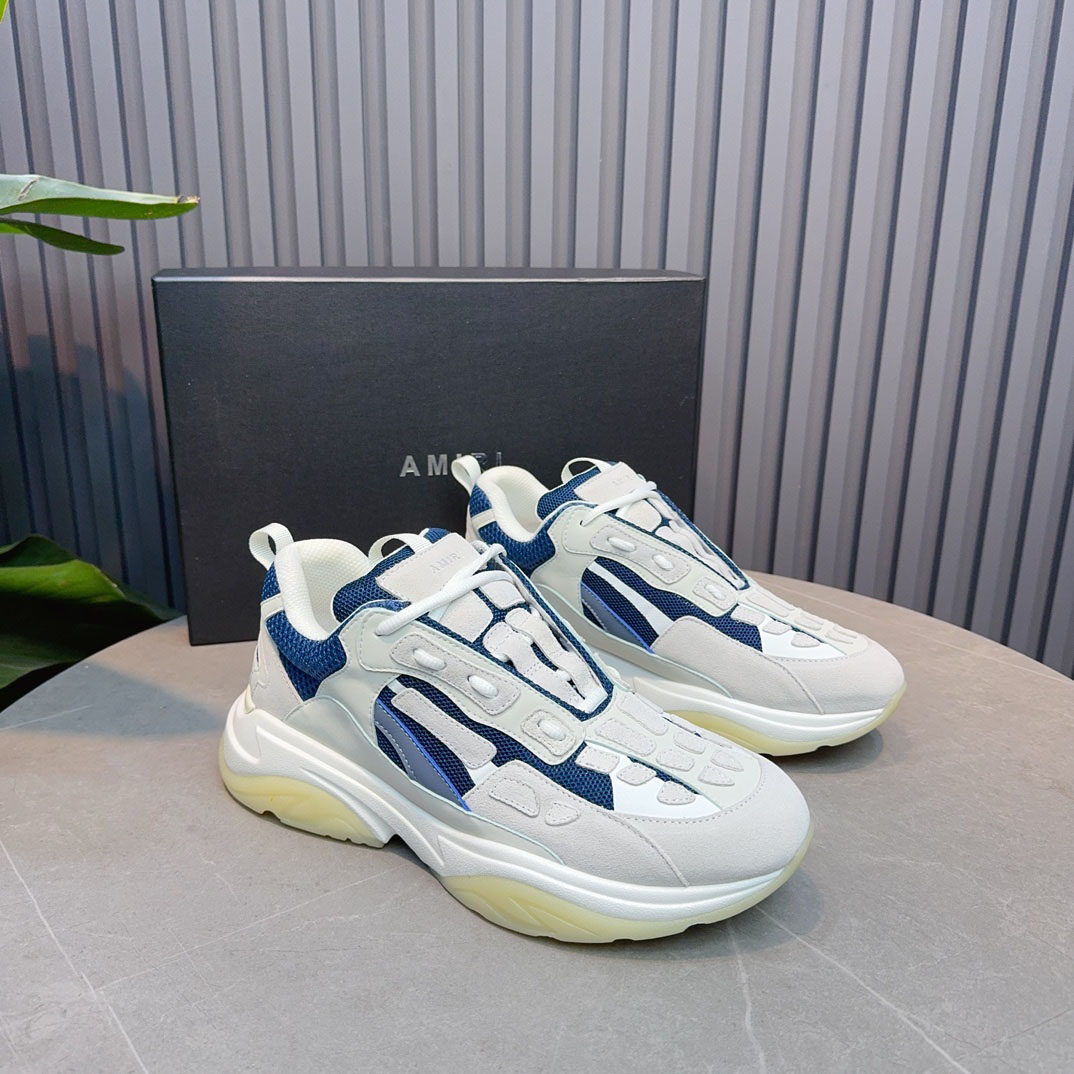 Amiri Bone Runner 'White Teal' - DesignerGu