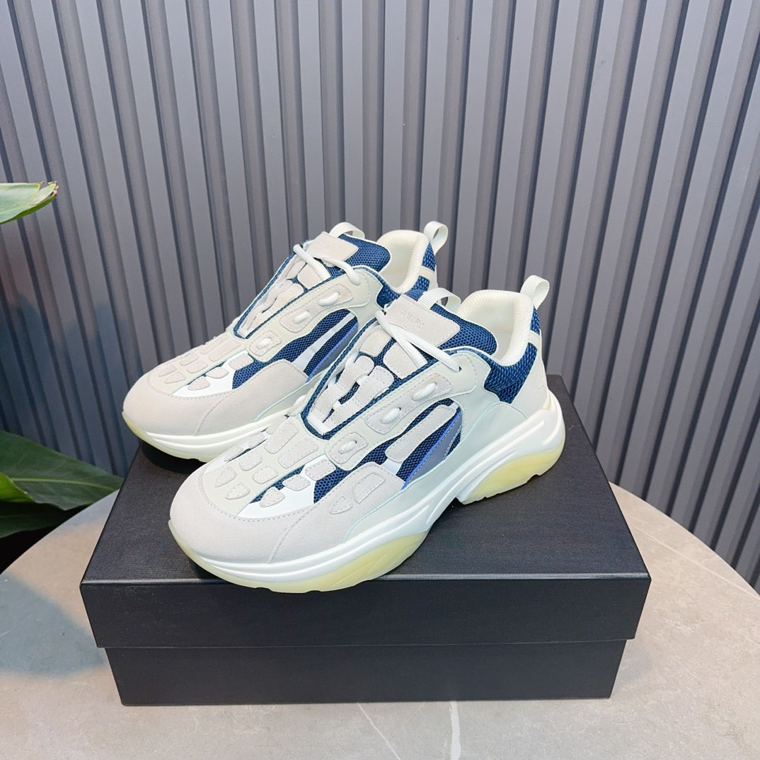 Amiri Bone Runner 'White Teal' - DesignerGu