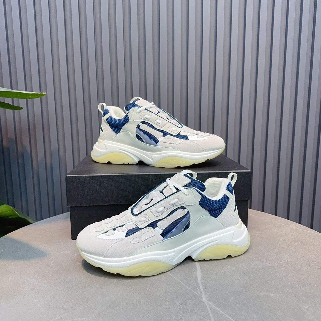 Amiri Bone Runner 'White Teal' - DesignerGu