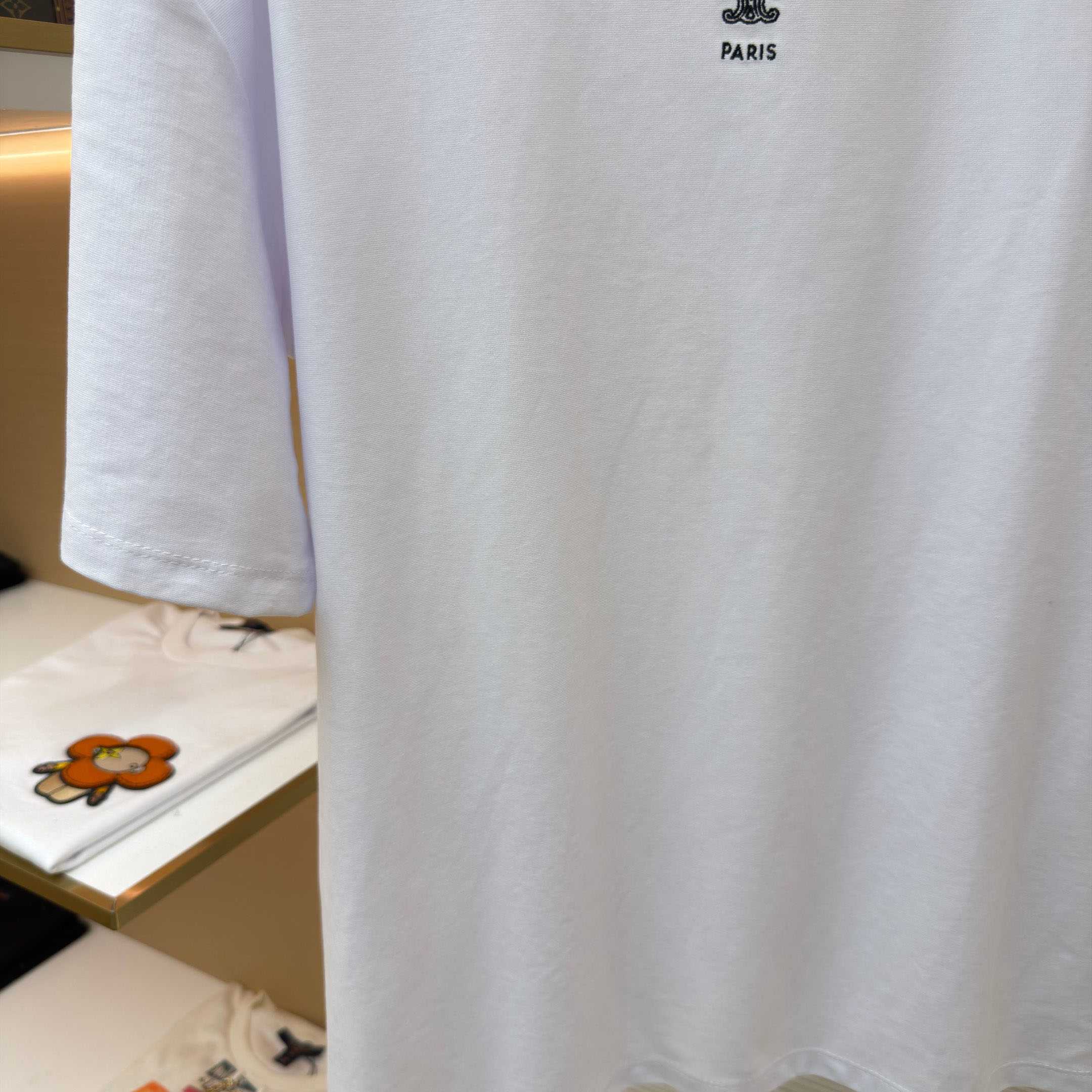 Celine   T-shirt IN Cotton Jersey - DesignerGu