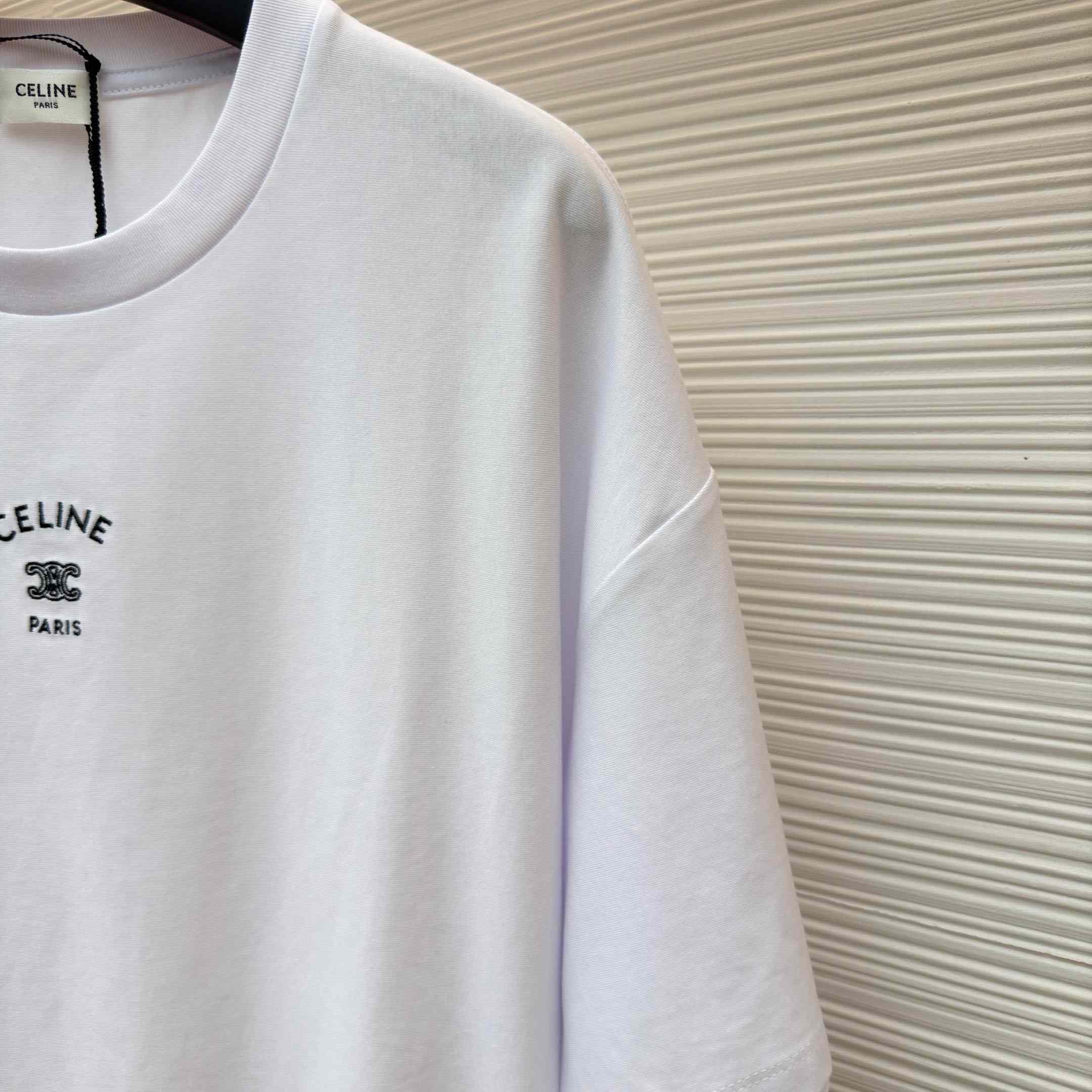 Celine   T-shirt IN Cotton Jersey - DesignerGu