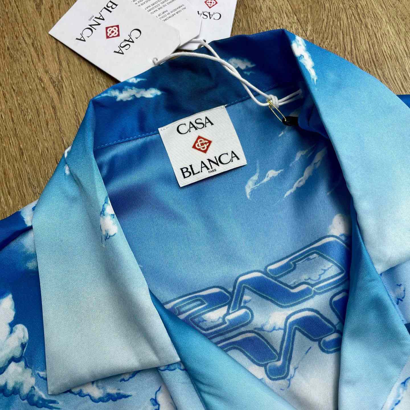 Casablanca Lost Atlantis Long Sleeve Silk Shirt CA3573 - DesignerGu