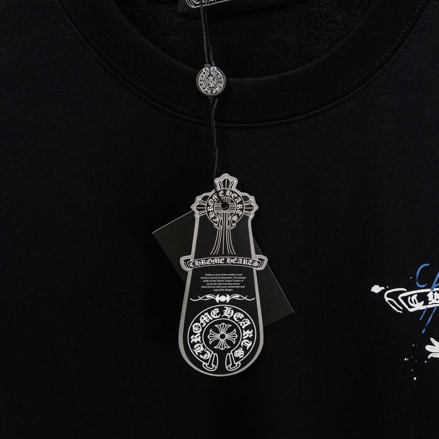 Chrome Hearts Cross-printed horseshoe T-shirt  'Black' - DesignerGu