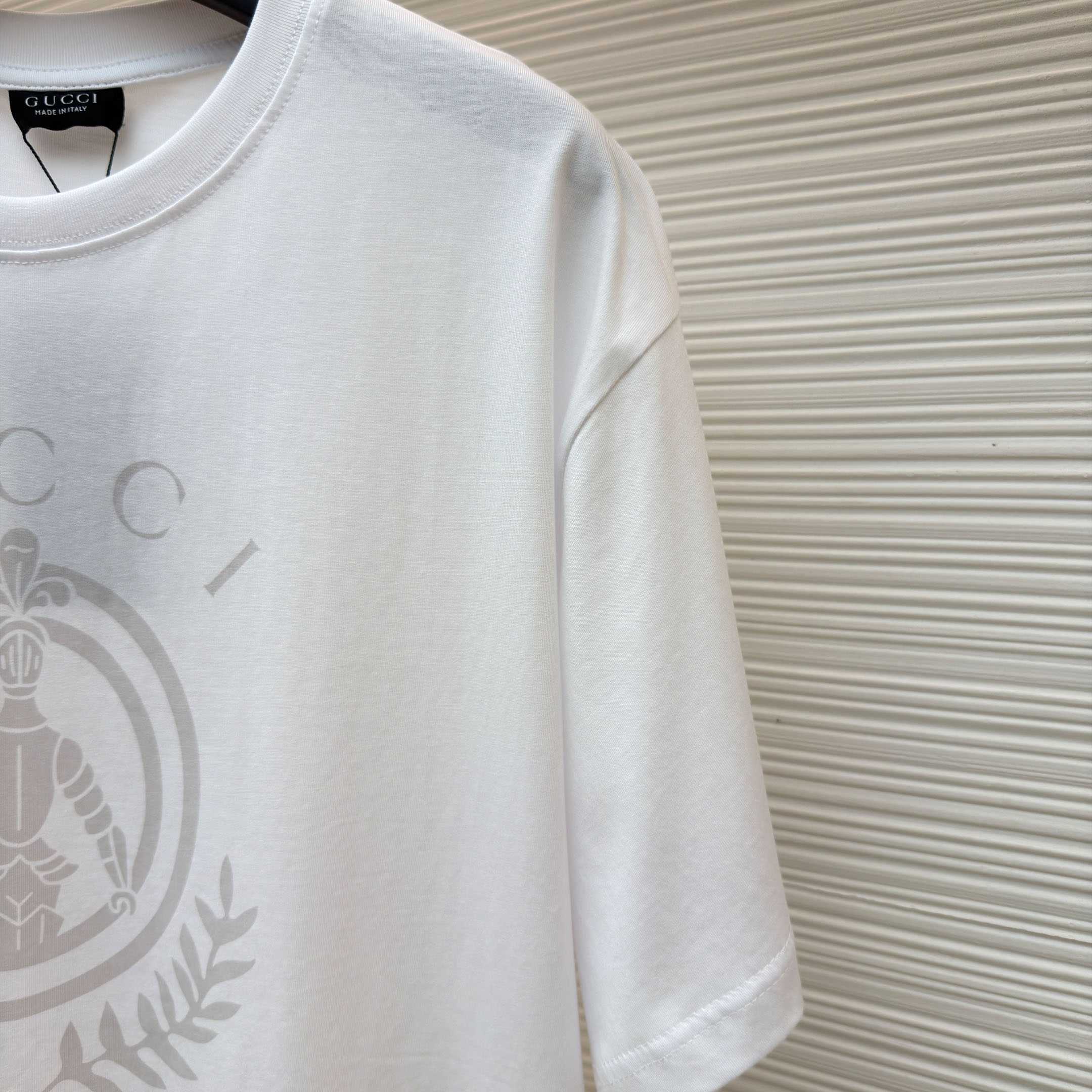Gucci Cotton Jersey T-shirt With Print - DesignerGu