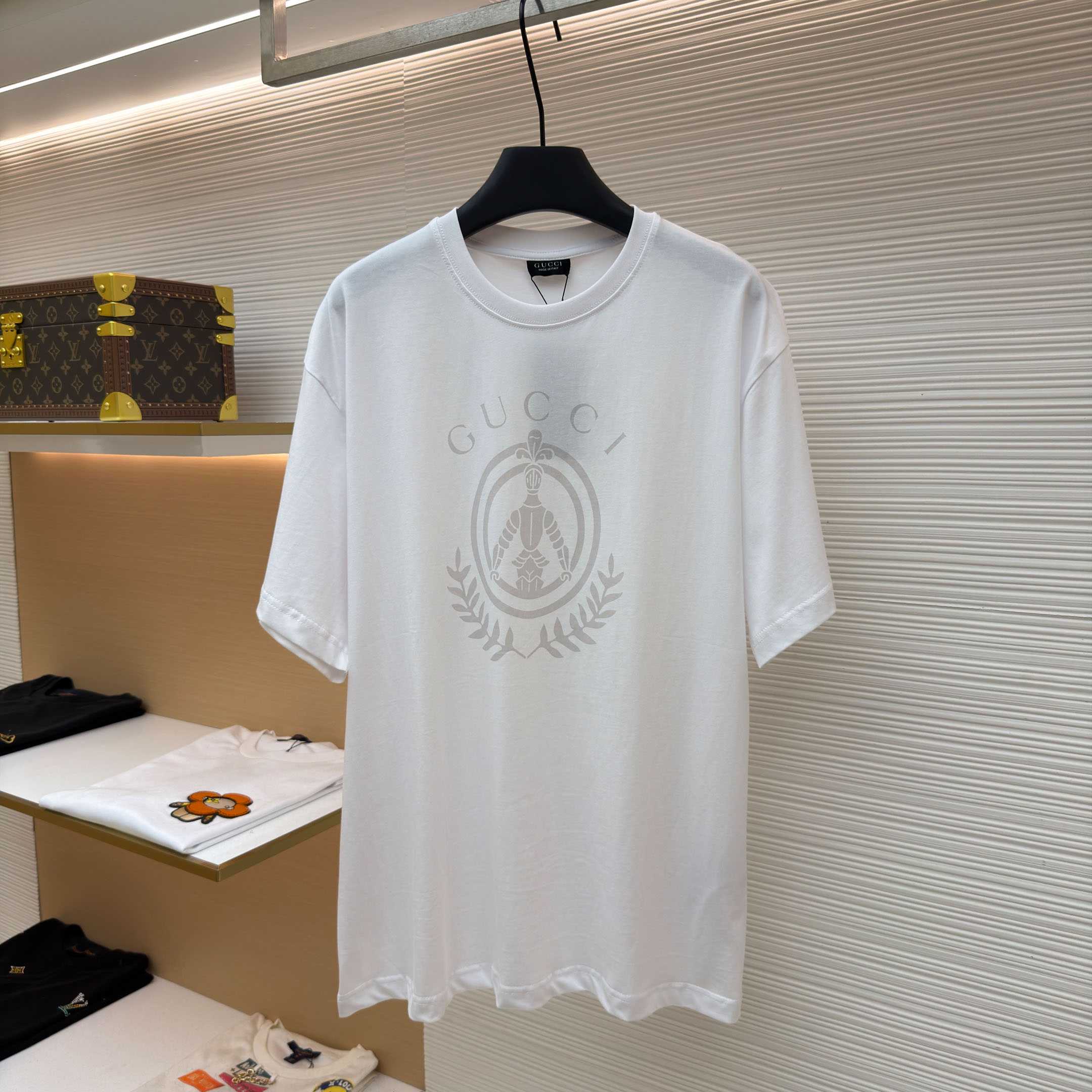 Gucci Cotton Jersey T-shirt With Print - DesignerGu