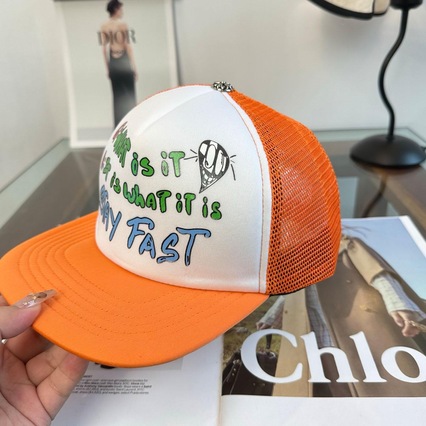 Chrome Heart Mattyboy STAY FAST Trucker Cap - DesignerGu