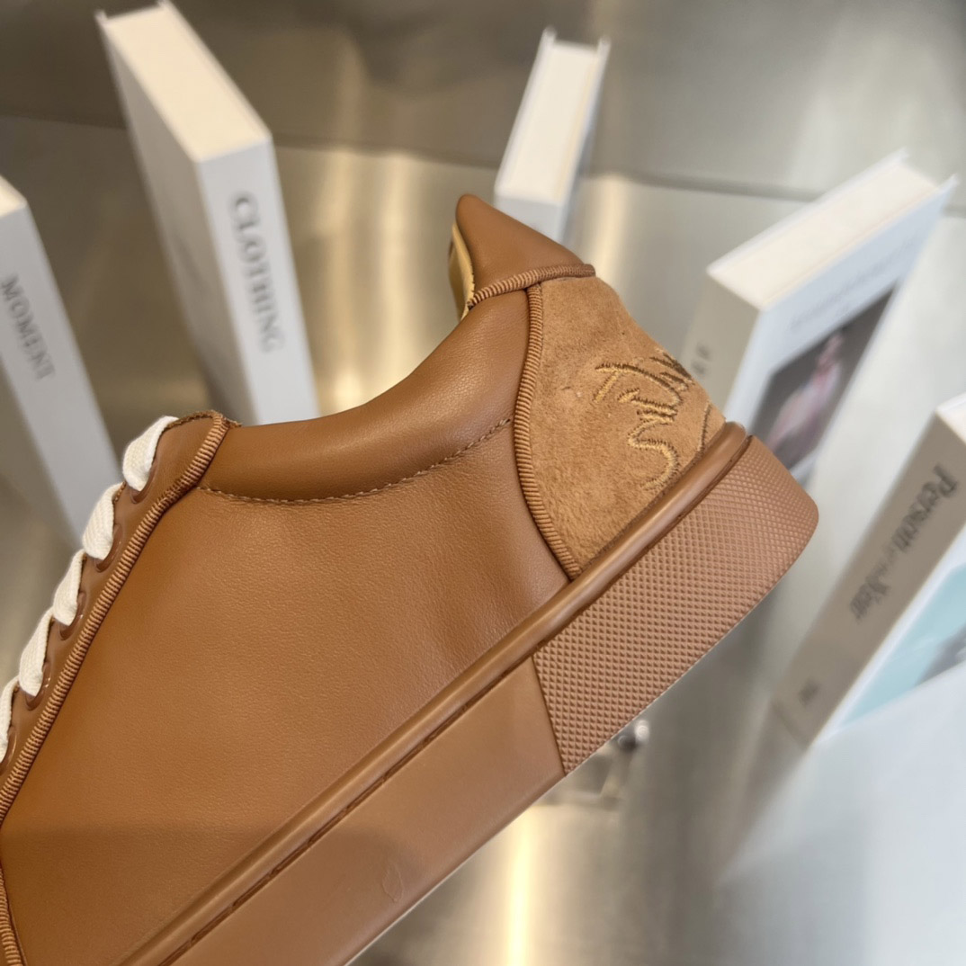 Christian Louboutin Fun Vieira Leather Sneakers - DesignerGu