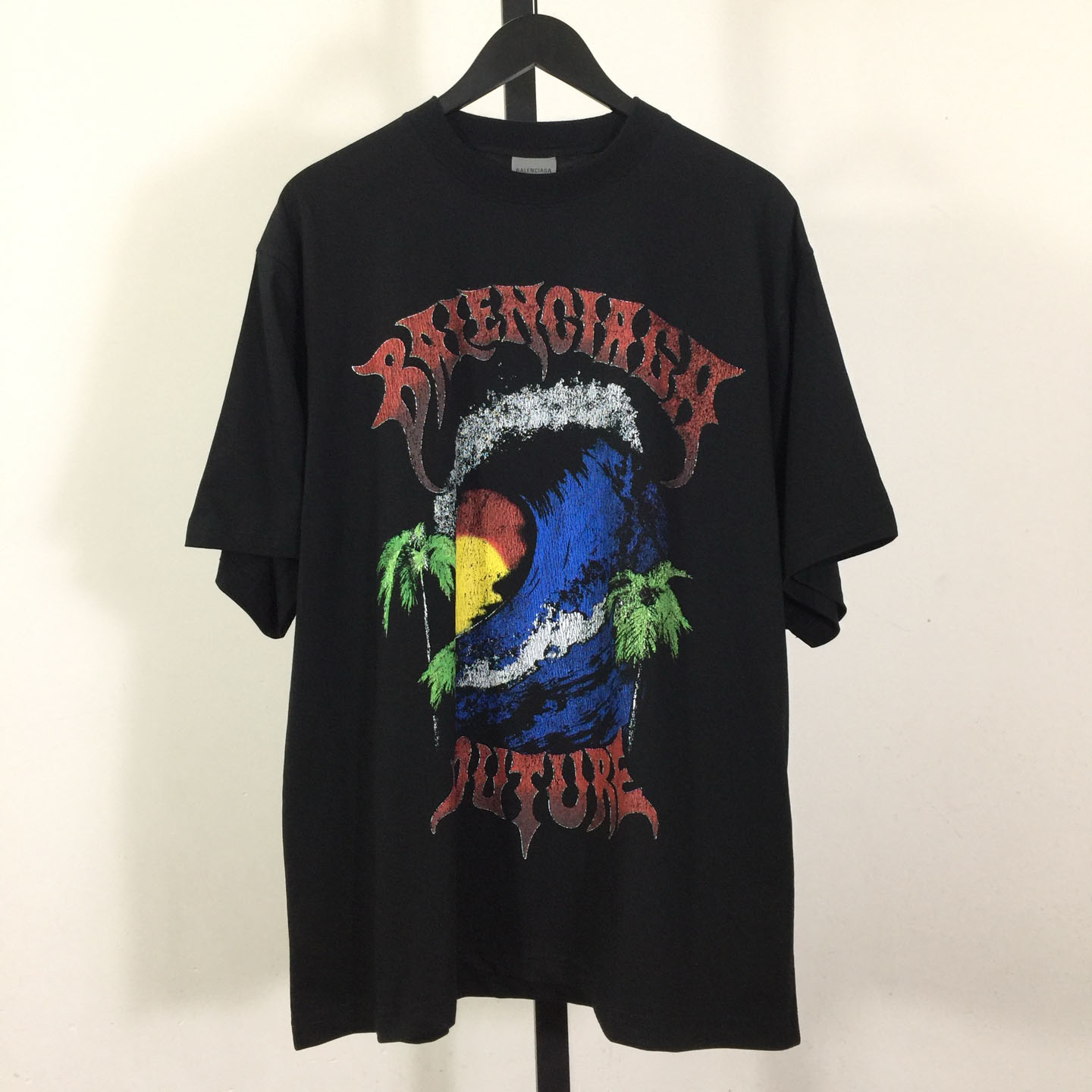 Balenciaga Vintage Surfer Oversized T-shirt  - DesignerGu