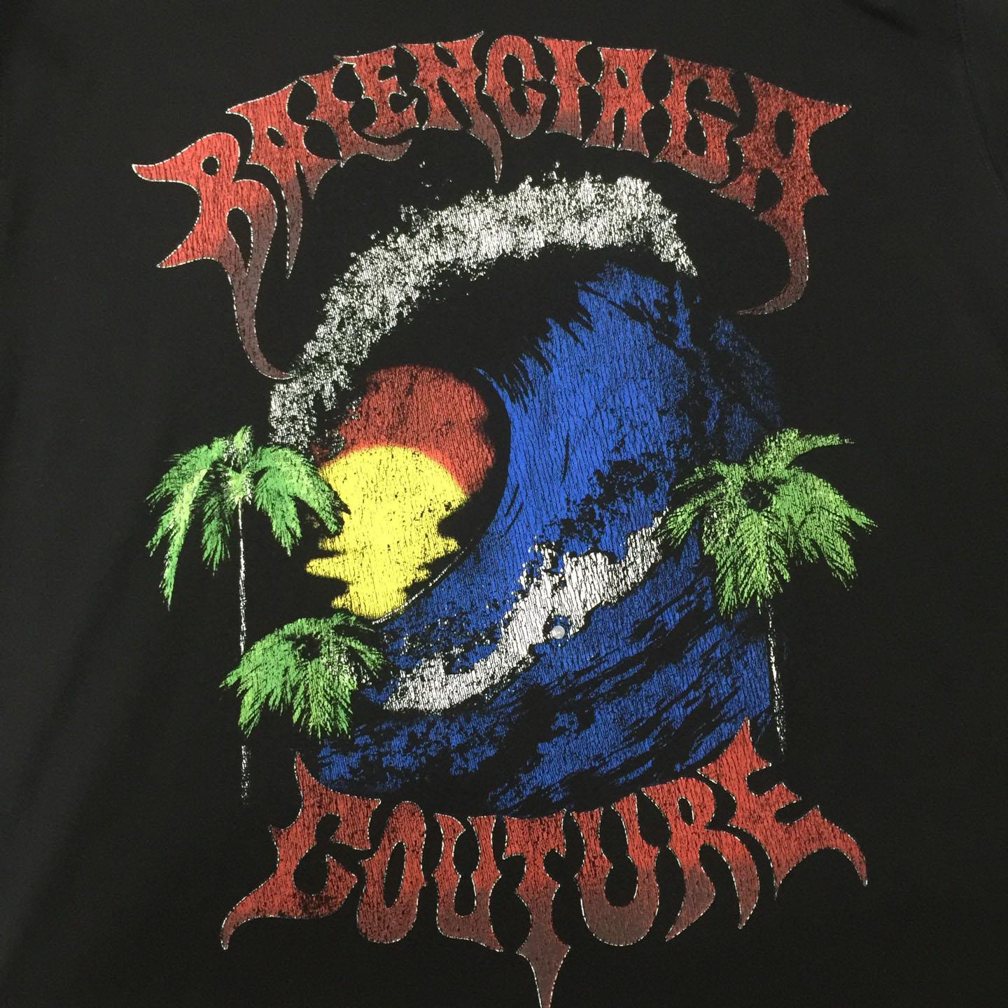 Balenciaga Vintage Surfer Oversized T-shirt  - DesignerGu