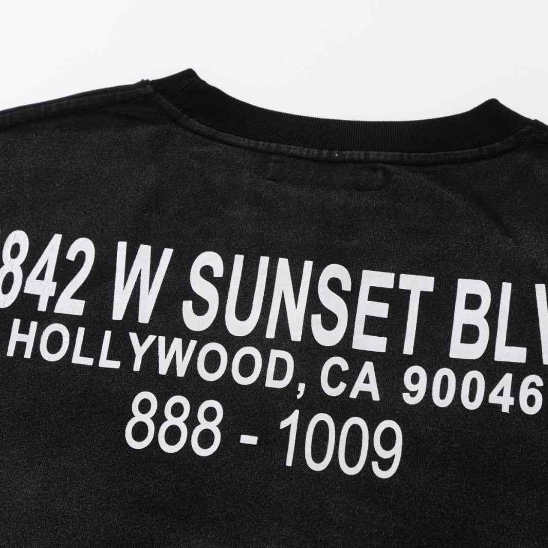 Amiri Club Amiri Wolf Oversized Tee 'Black' - DesignerGu