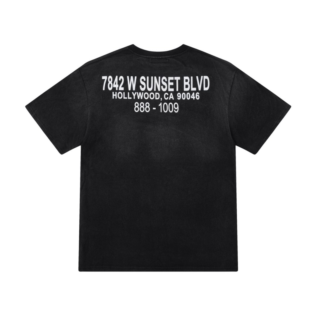 Amiri Club Amiri Wolf Oversized Tee 'Black' - DesignerGu