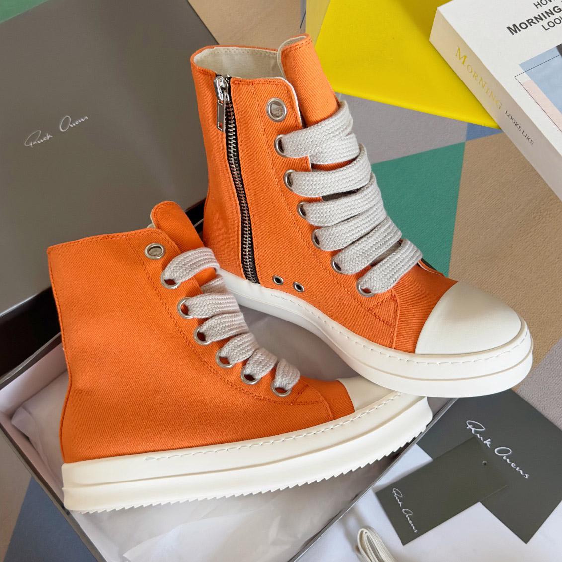 Rick Owens DRKSHDW Ramones High 'Orange Milk' - DesignerGu
