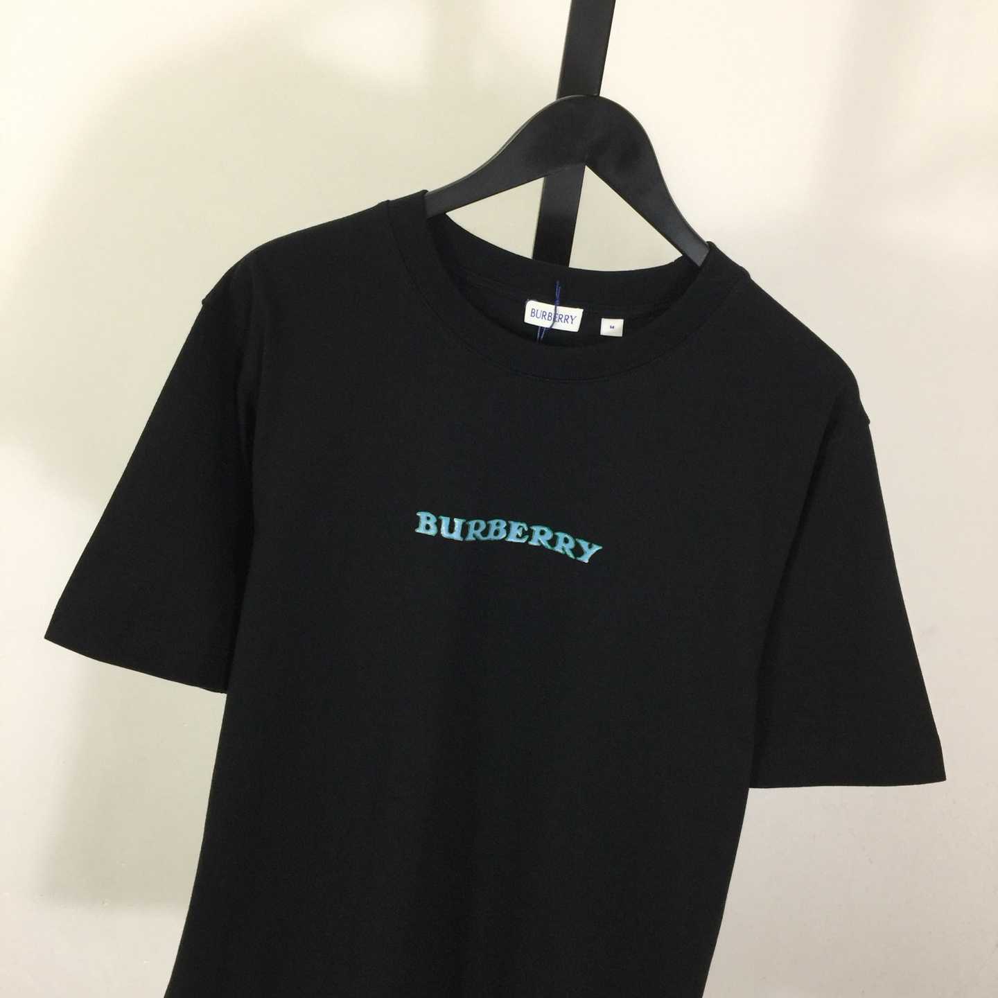 Burberry Heritage Logo Cotton T-shirt - DesignerGu