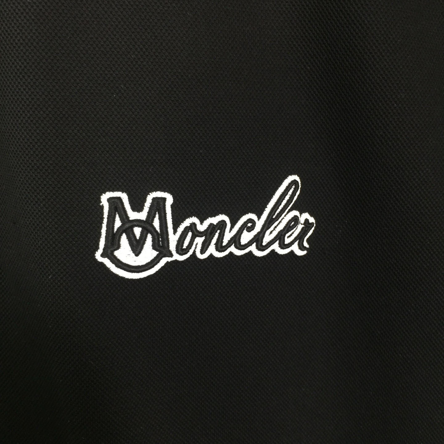 Moncler Logo-Embroidered Cotton Polo Shirt - DesignerGu